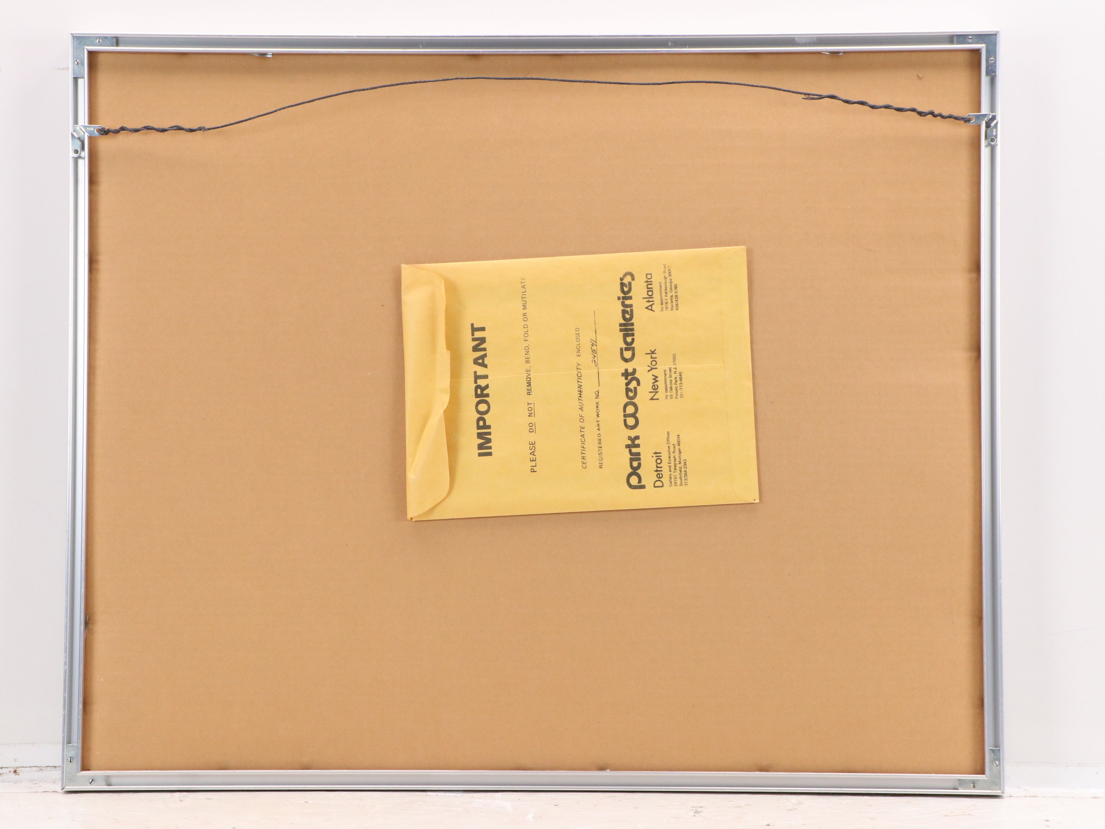 Paula Crane Etching "All Day Long"