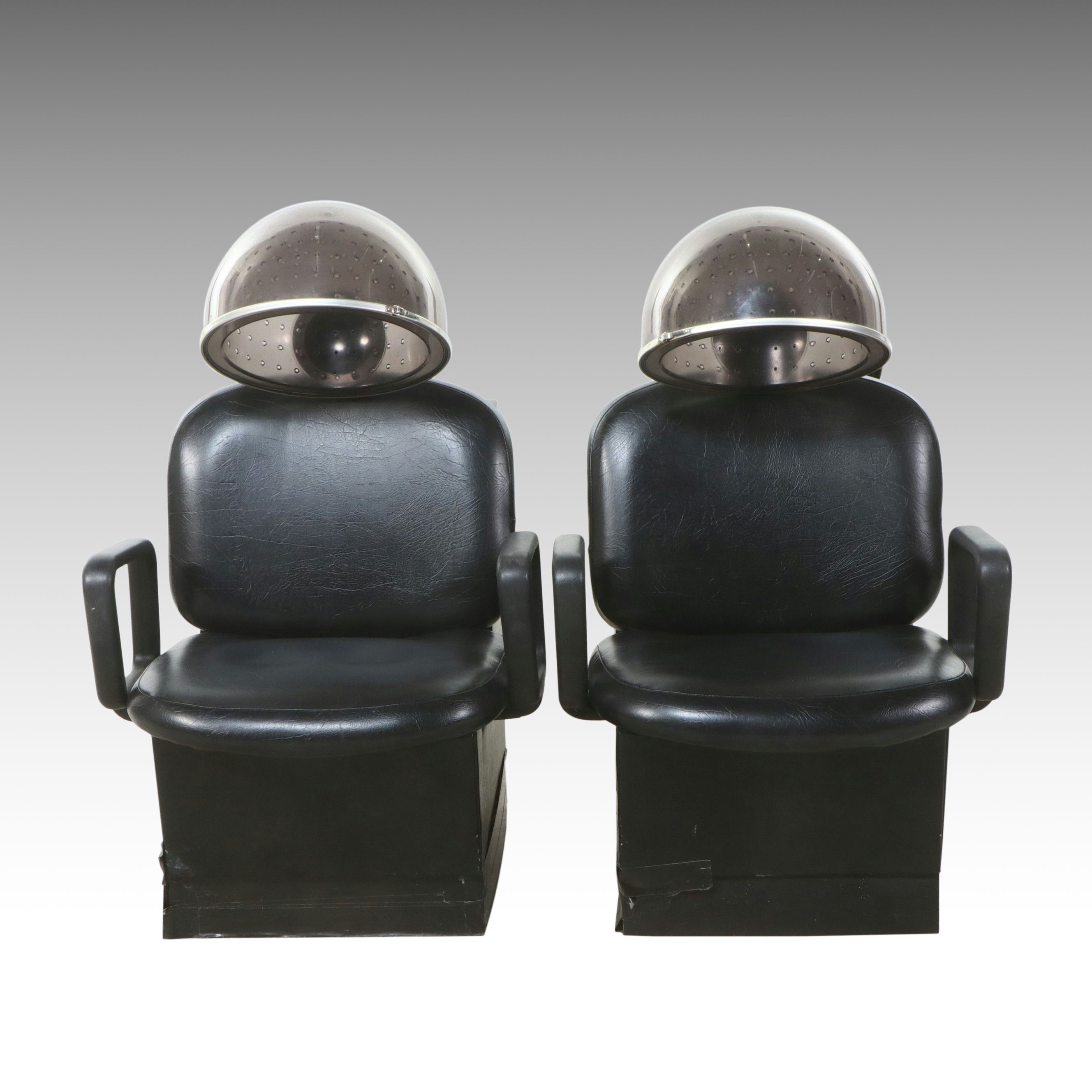 Pair of Highland "Milo II" Professional Hooded Hair Dryer Chairs