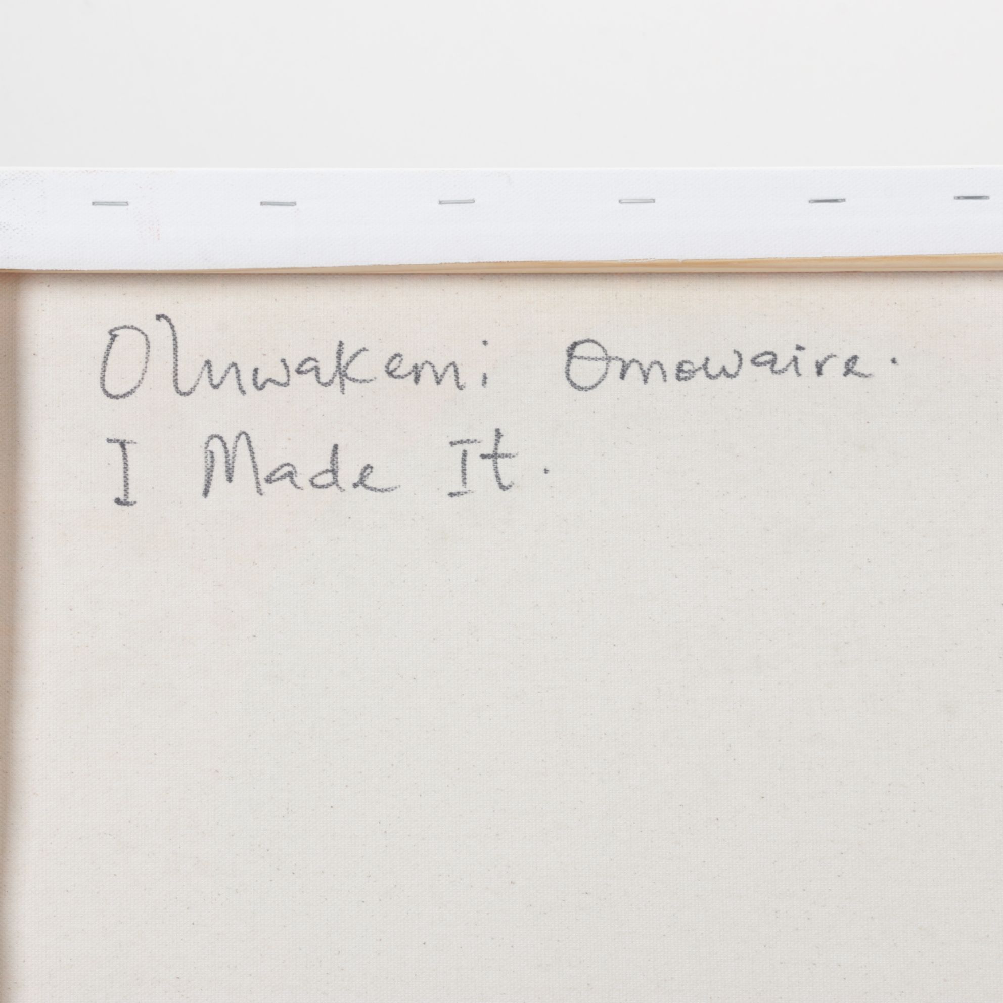 Oluwakemi Omowaire Oil Portrait "I Made It", Early 21st Century