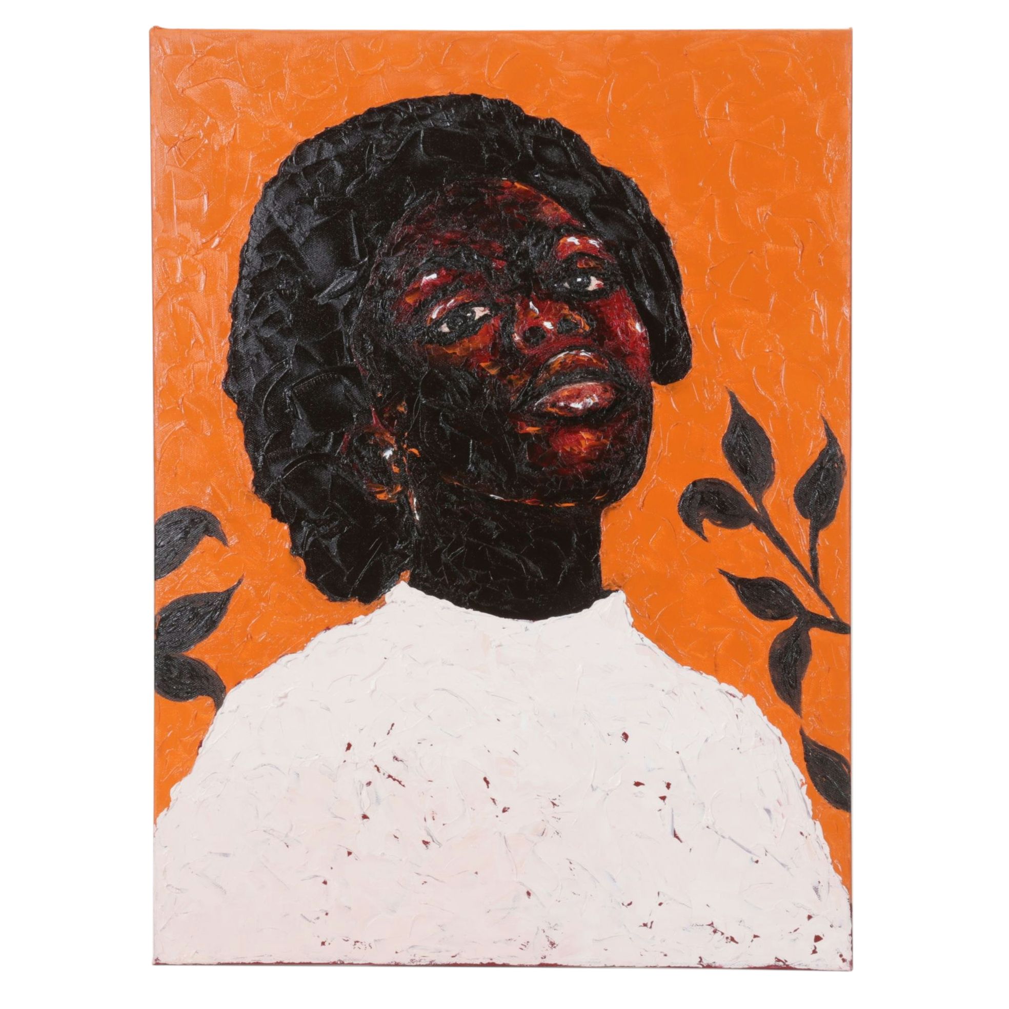 Oluwakemi Omowaire Oil Portrait "I Made It", Early 21st Century