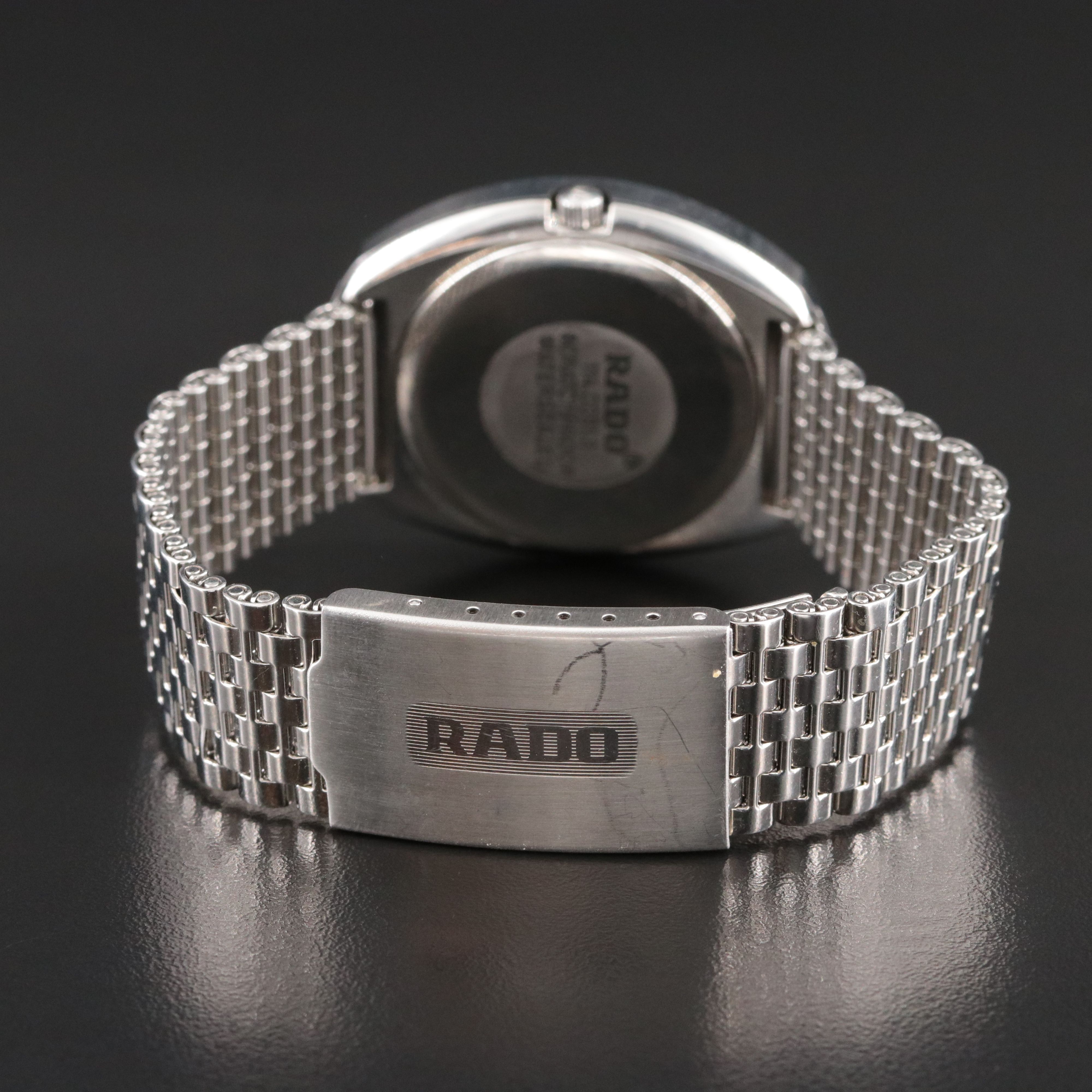 Rado Tungsten Carbide Bezel Day Date DiaStar Watch