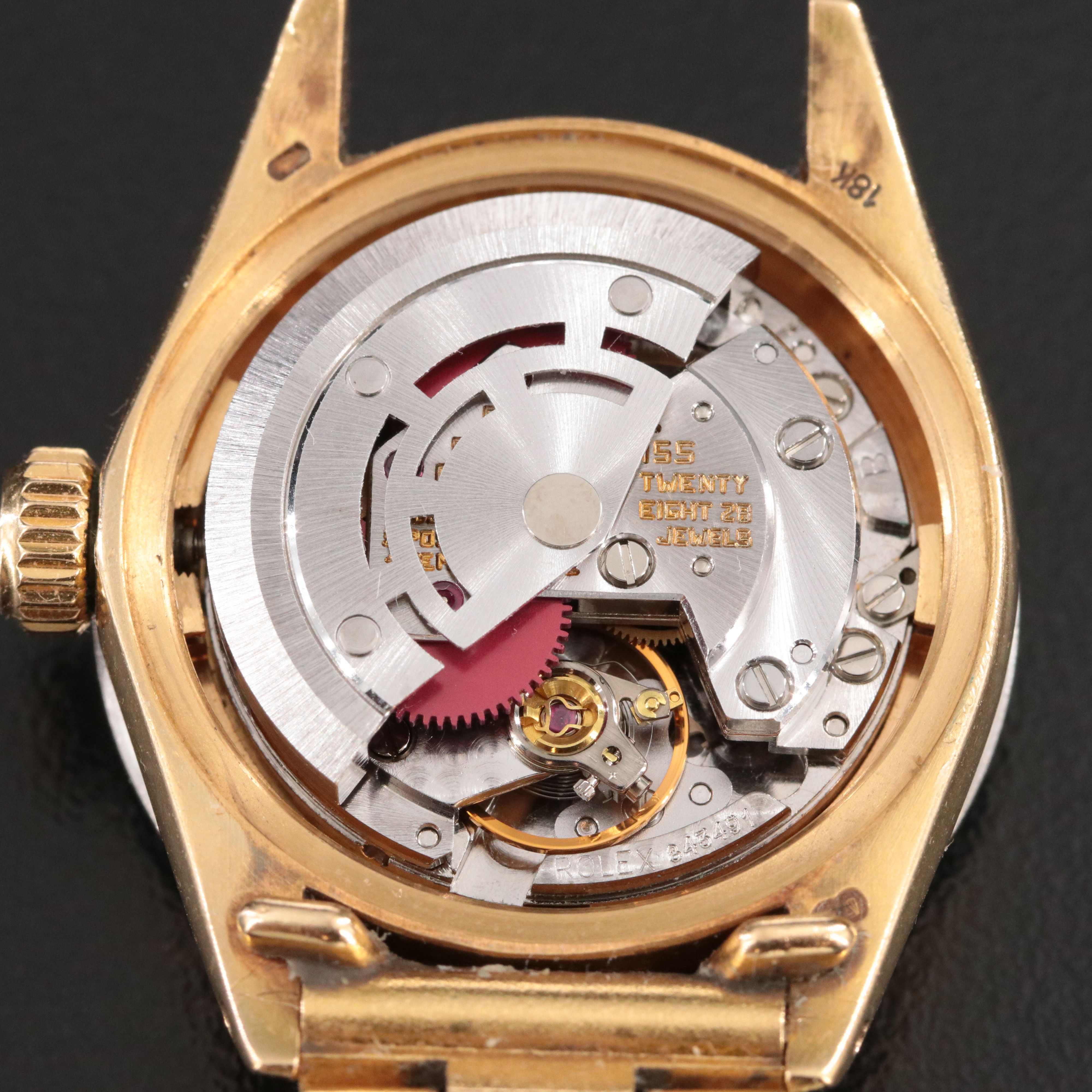 1979 Rolex Custom Diamond Dial & Bezel Datejust Watch