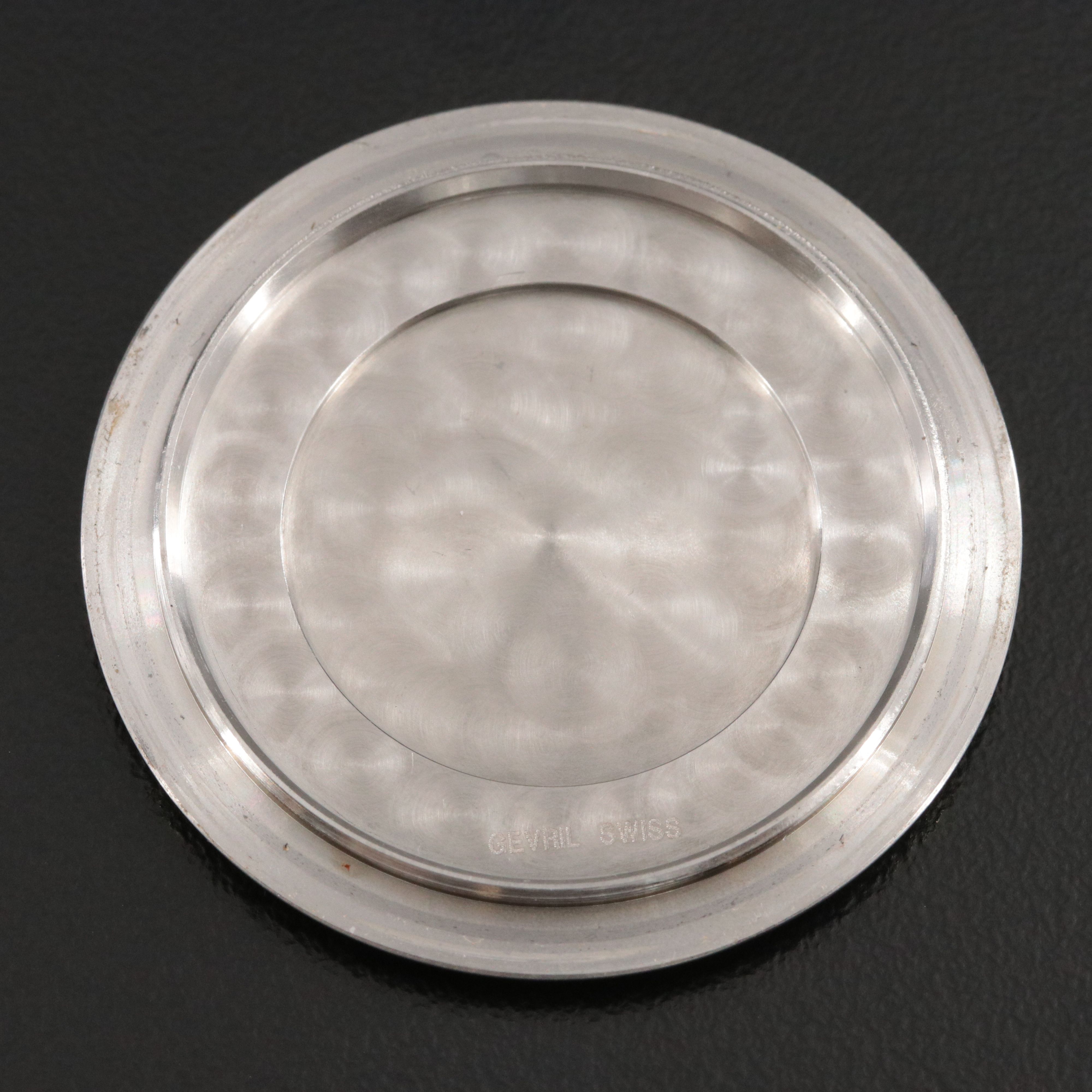 Gevril Day/Night 15 Degrees Dual Time 18K Steel Watch