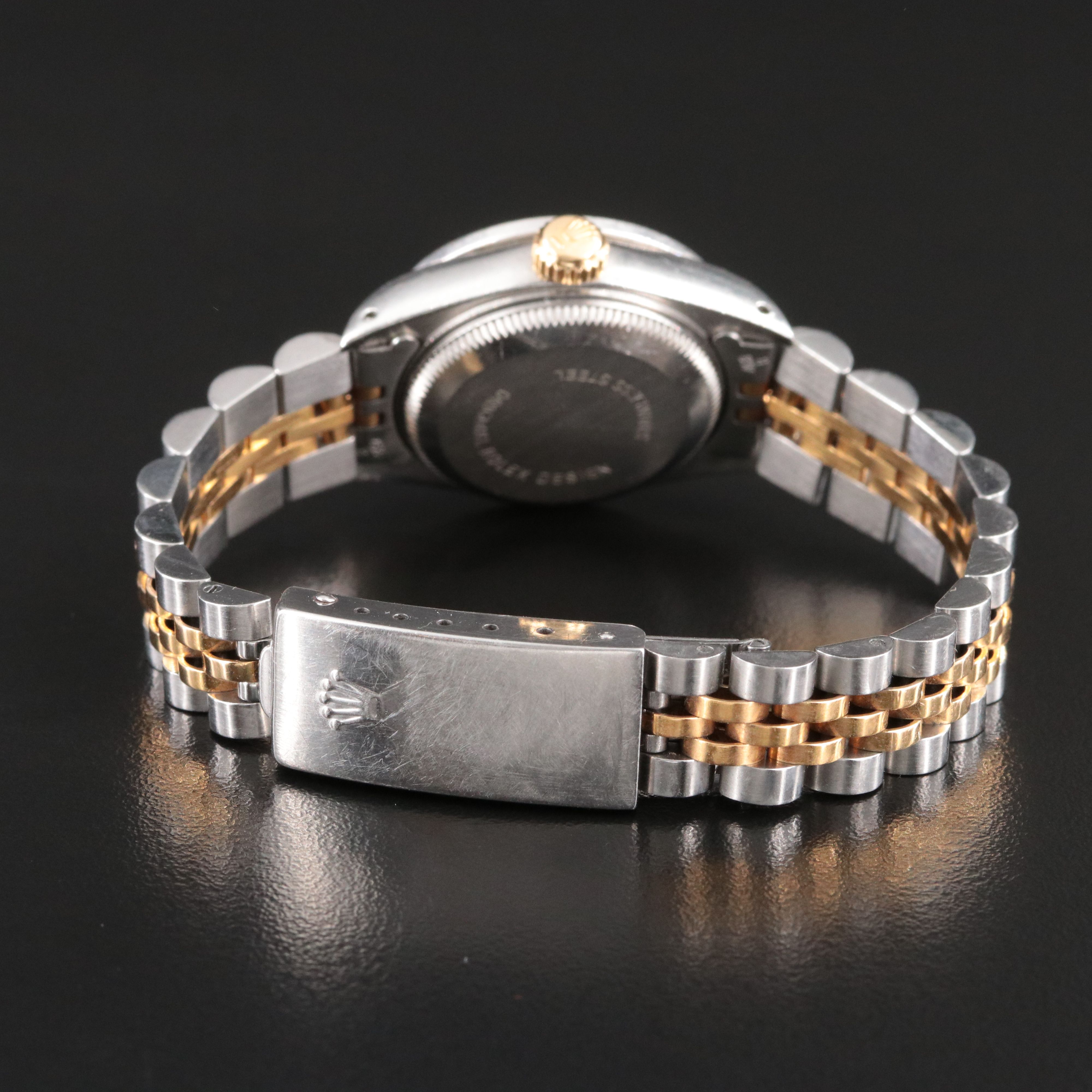 1986 Rolex Custom Diamond M.O.P Dial 1Carat T.W. Custom Bezel Datejust Watch