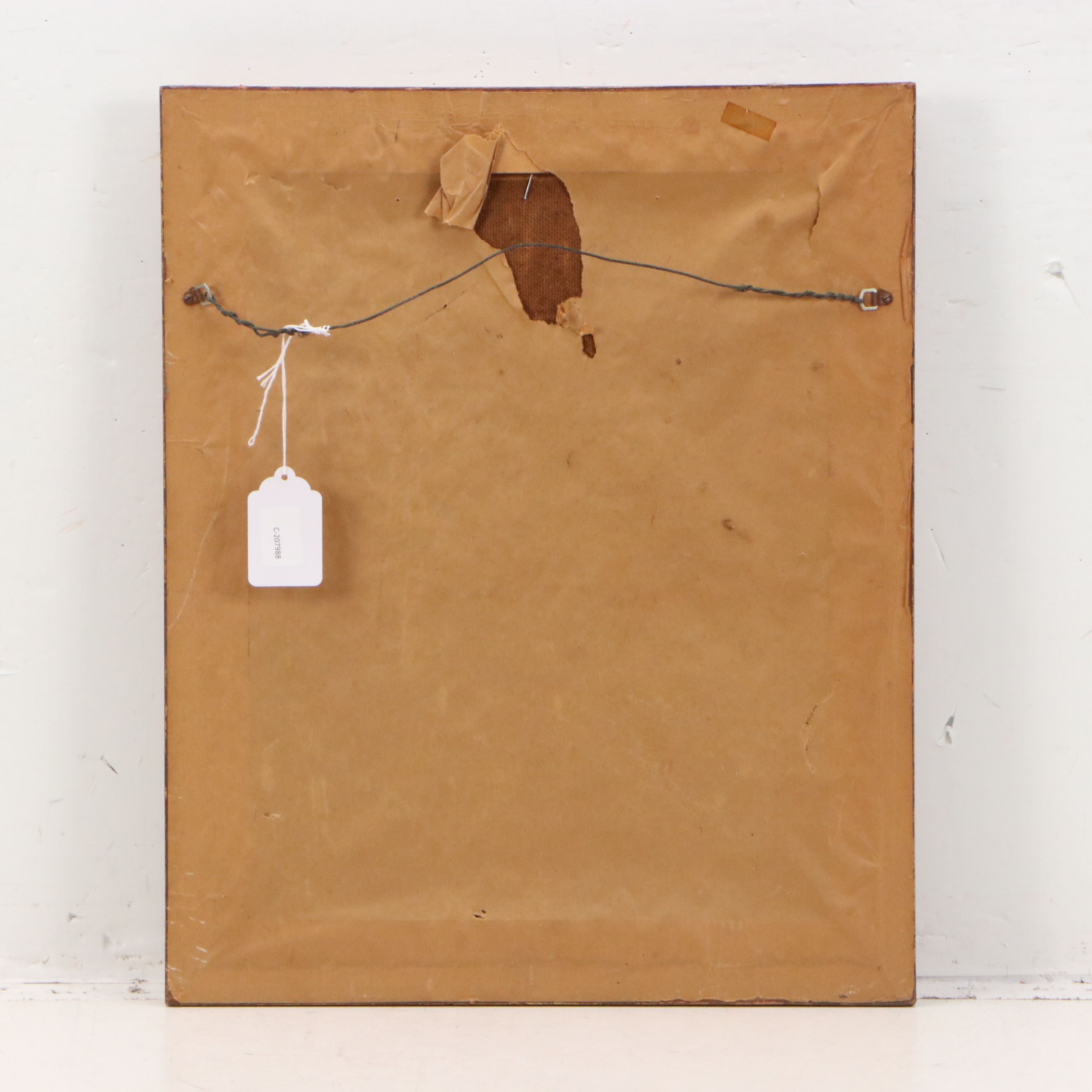 Flemish School Portrait Oil Painting of Elderly Bearded Man