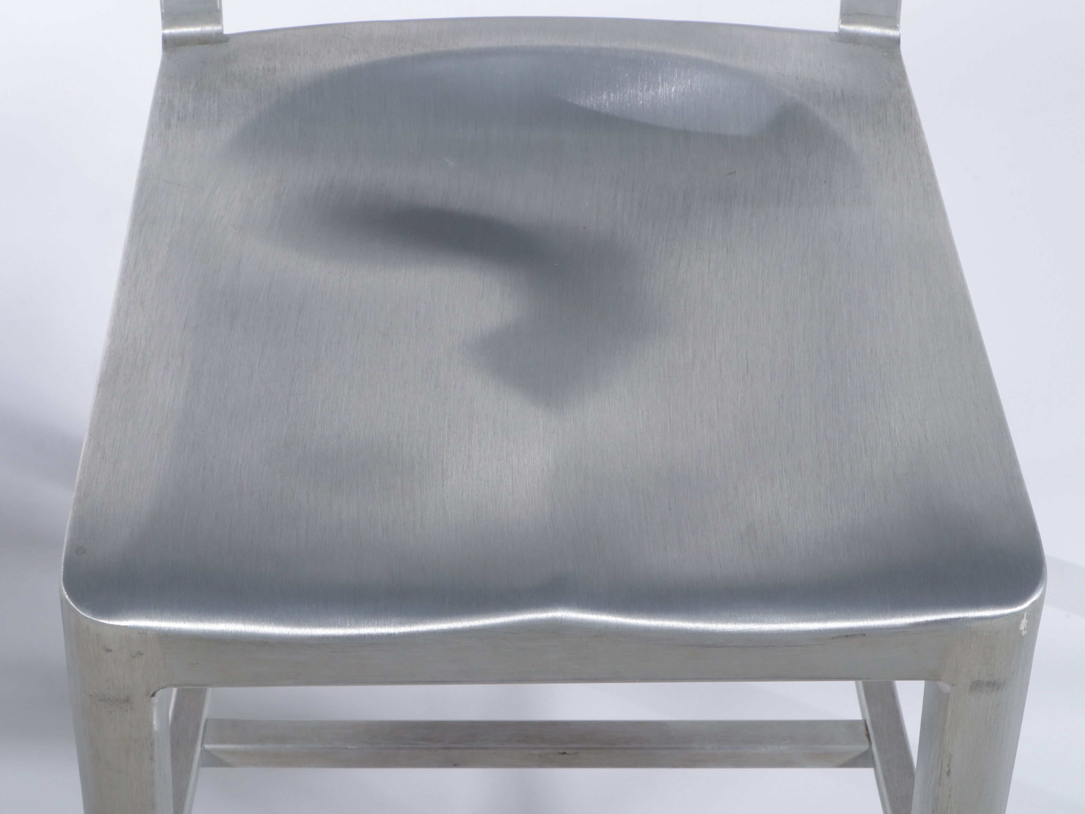 Emeco Brushed Recycled Aluminum "Navy" Chairs
