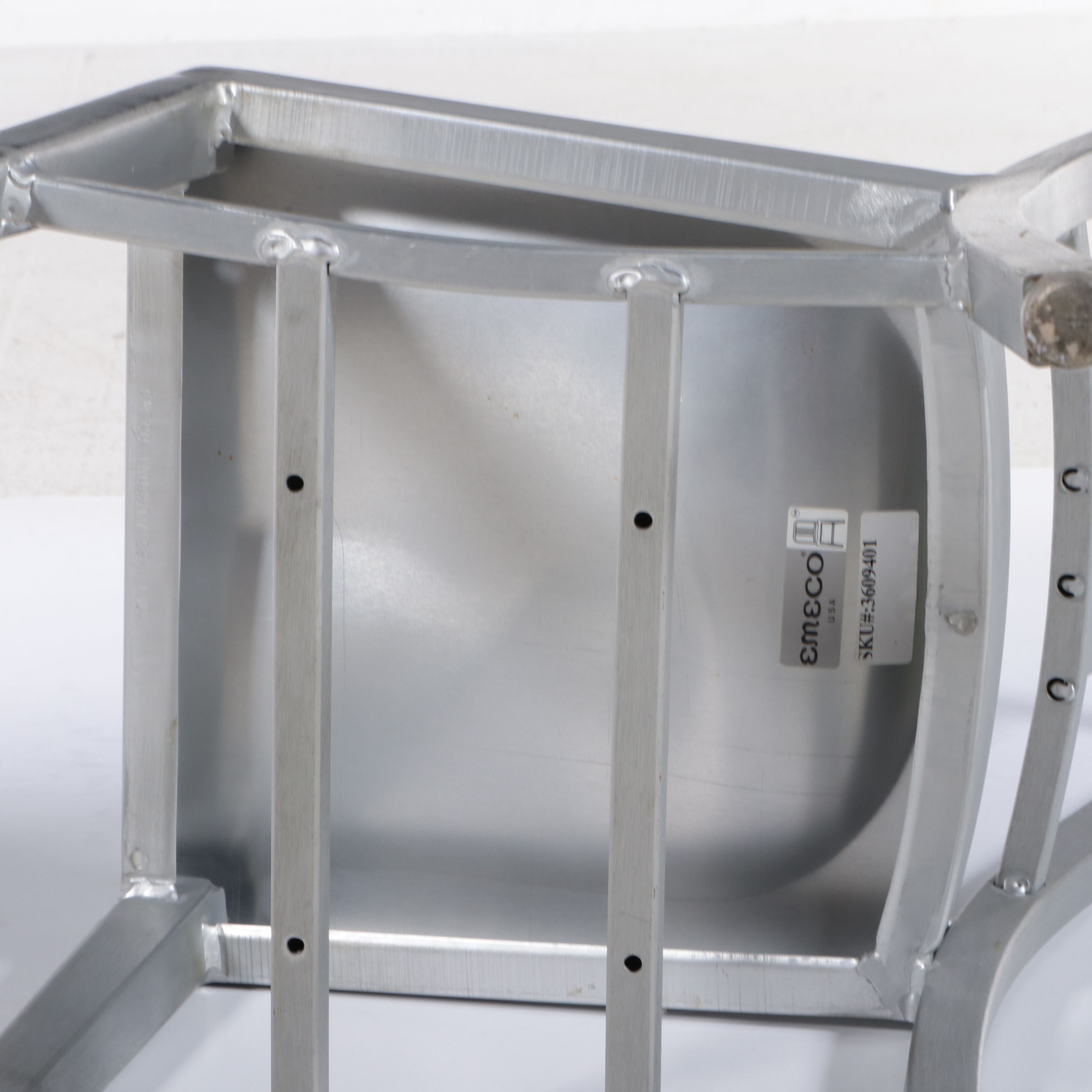 Emeco Brushed Recycled Aluminum "Navy" Chairs