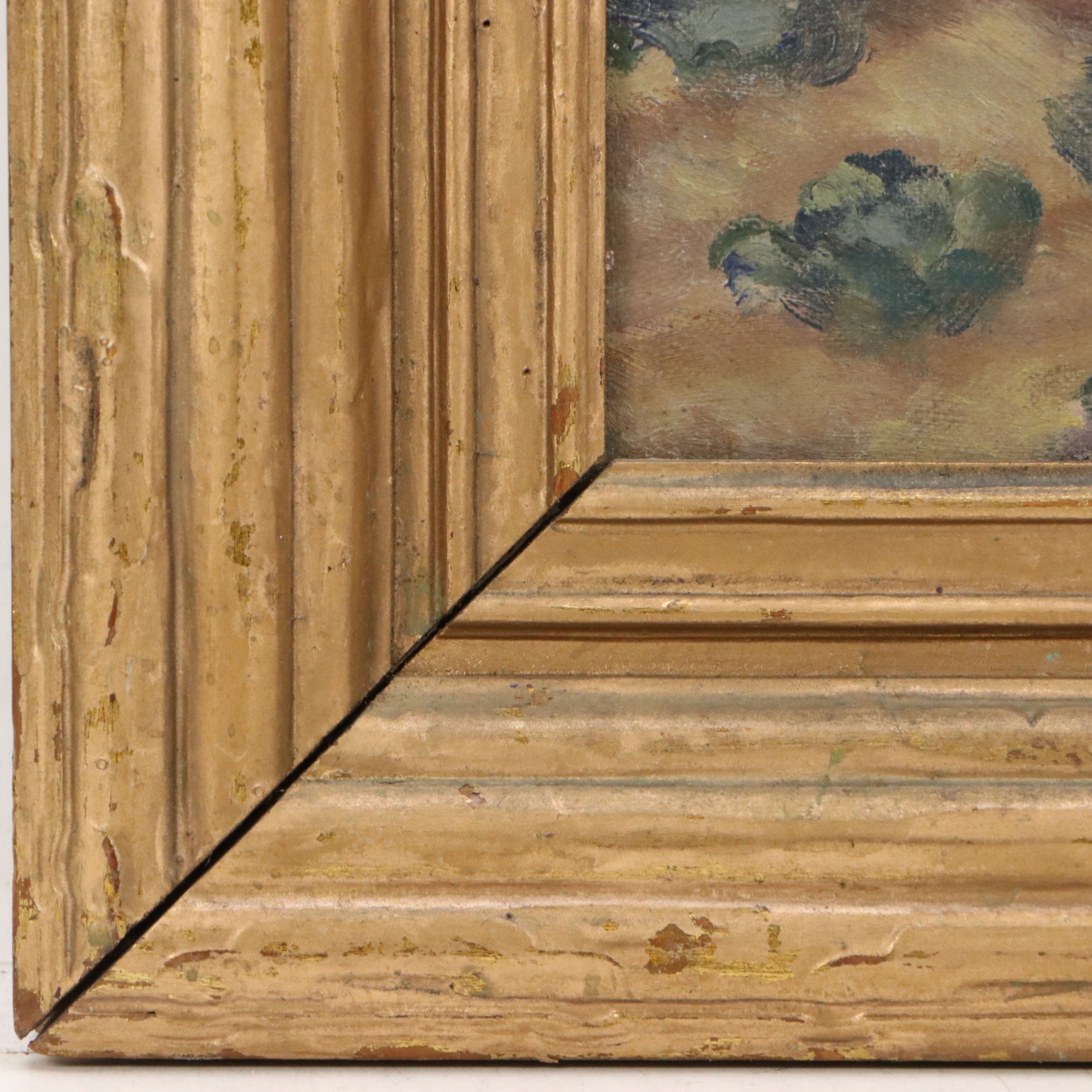 Arthur Helwig Oil Painting "Canyon Corral"