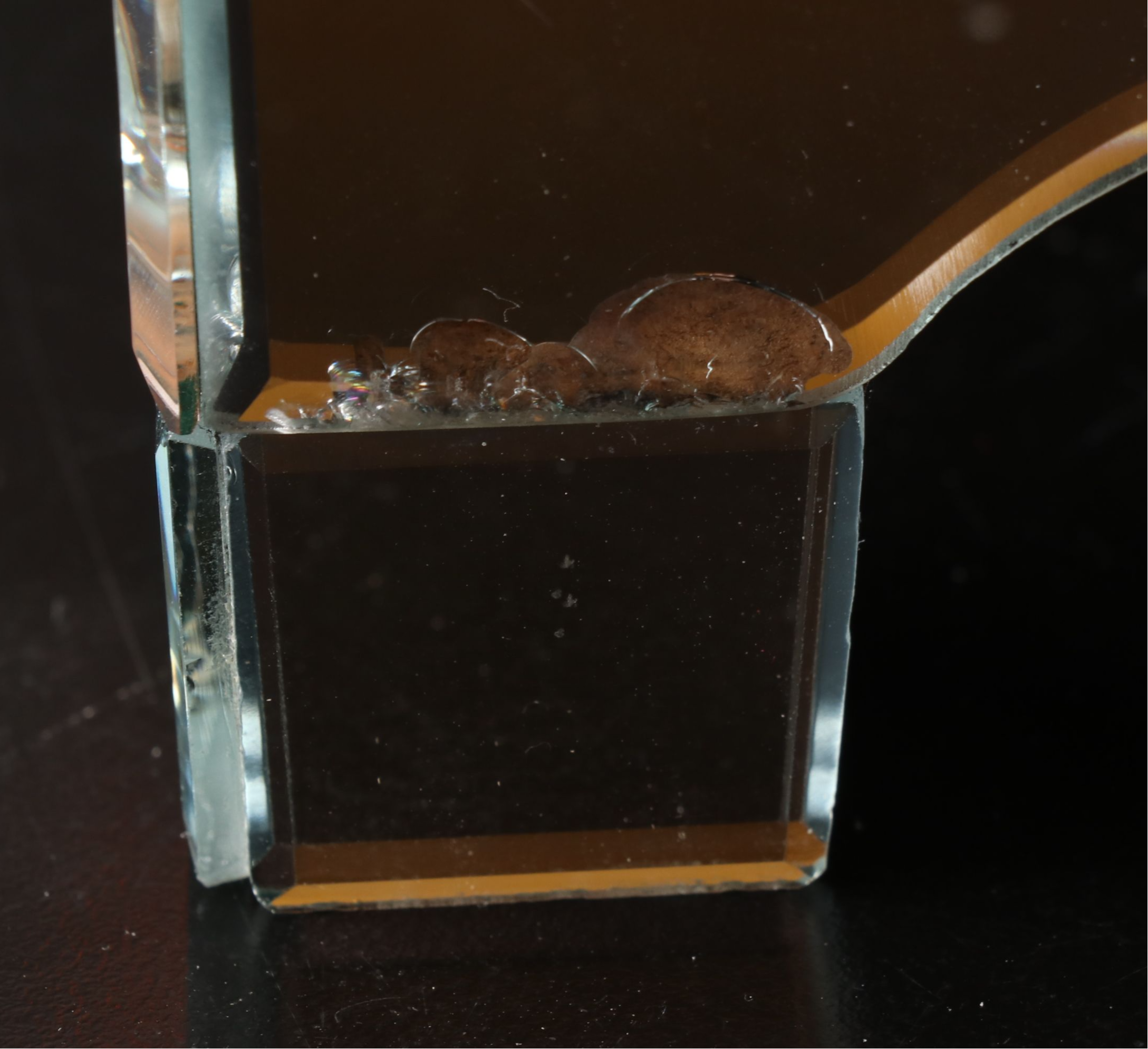 Mirrored Three-Drawer Vanity Storage Box