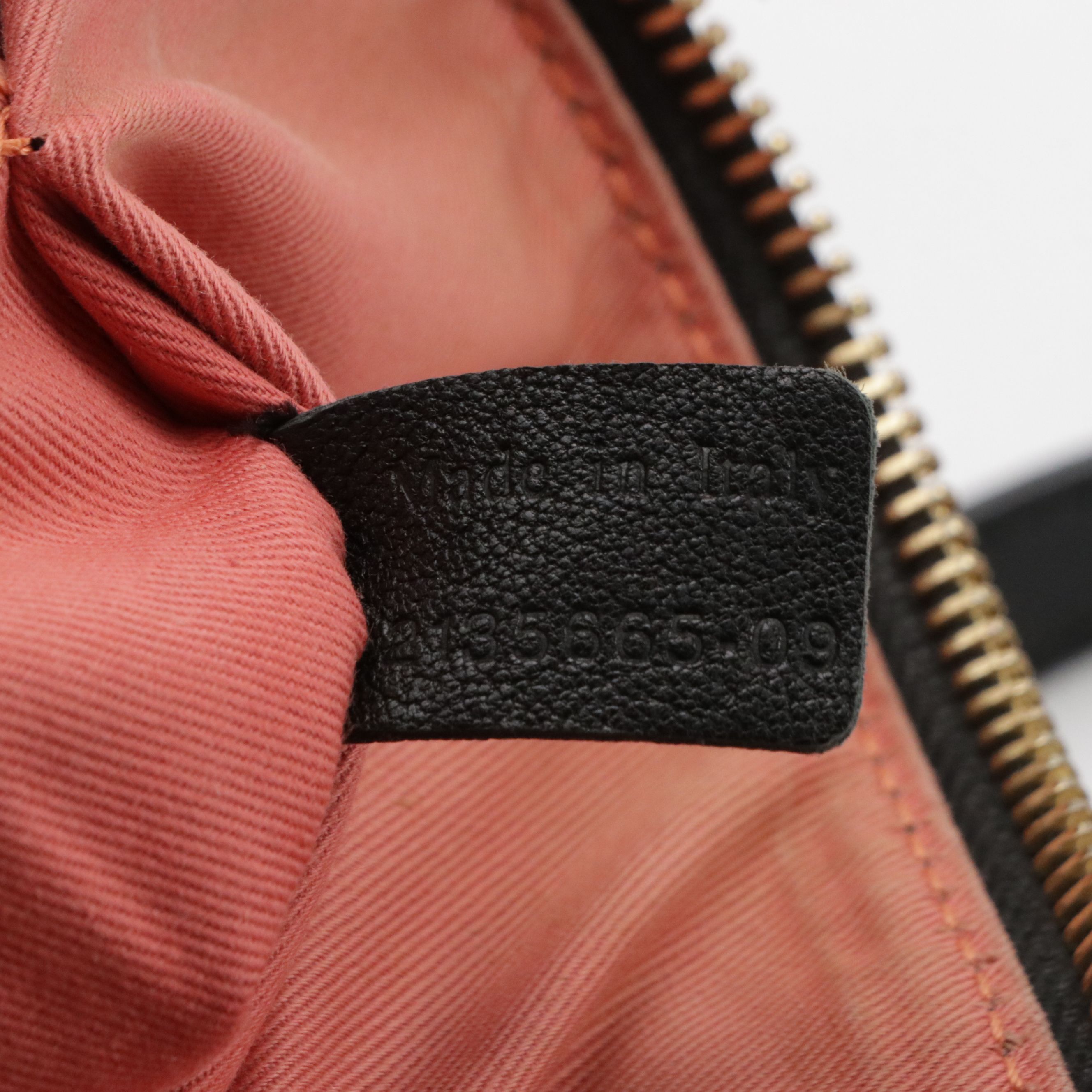 Chloé Small Angie Two-Way Zip Satchel Bag in Black Grained Leather