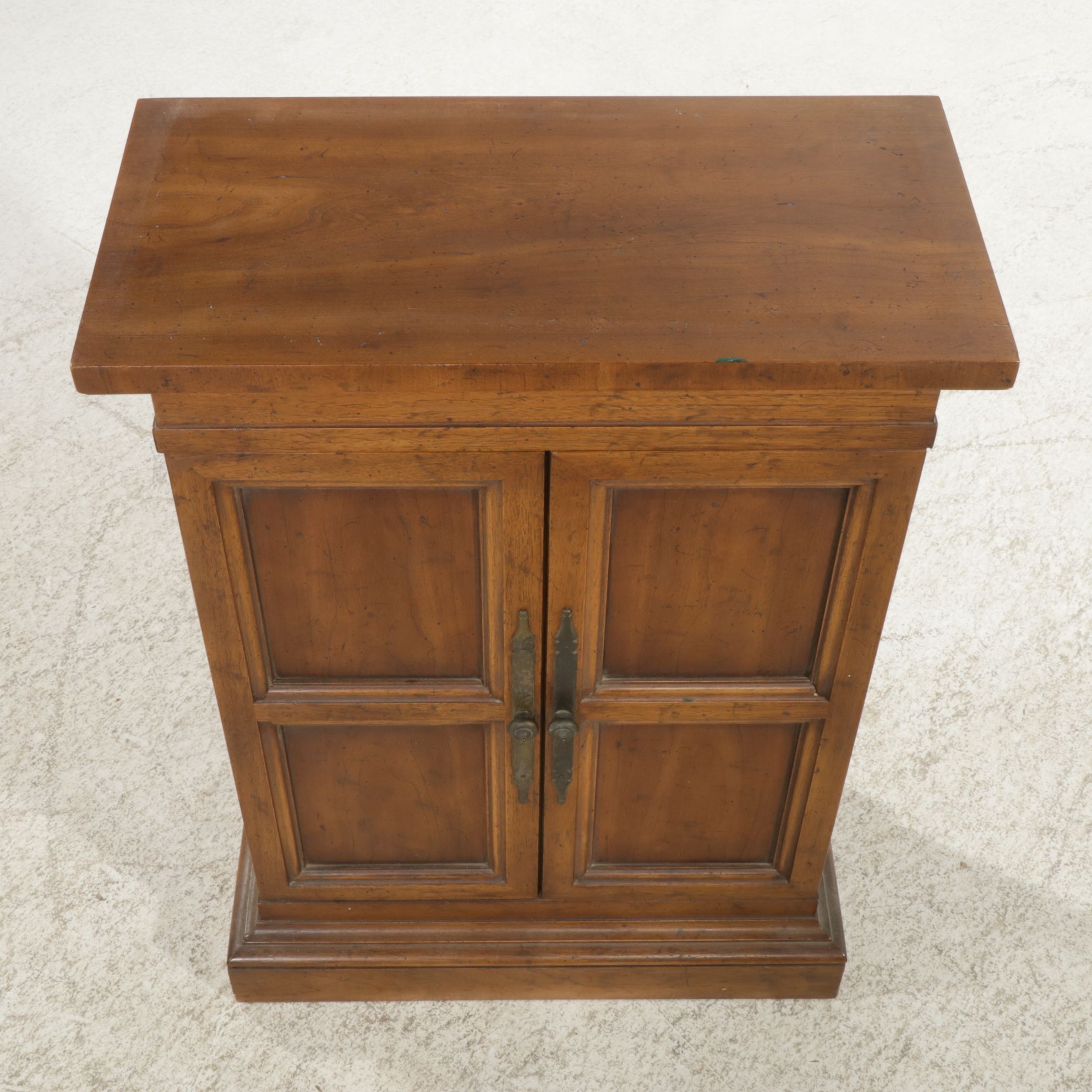 Heritage "Grand Tour" Walnut Cabinet, Late 20th Century