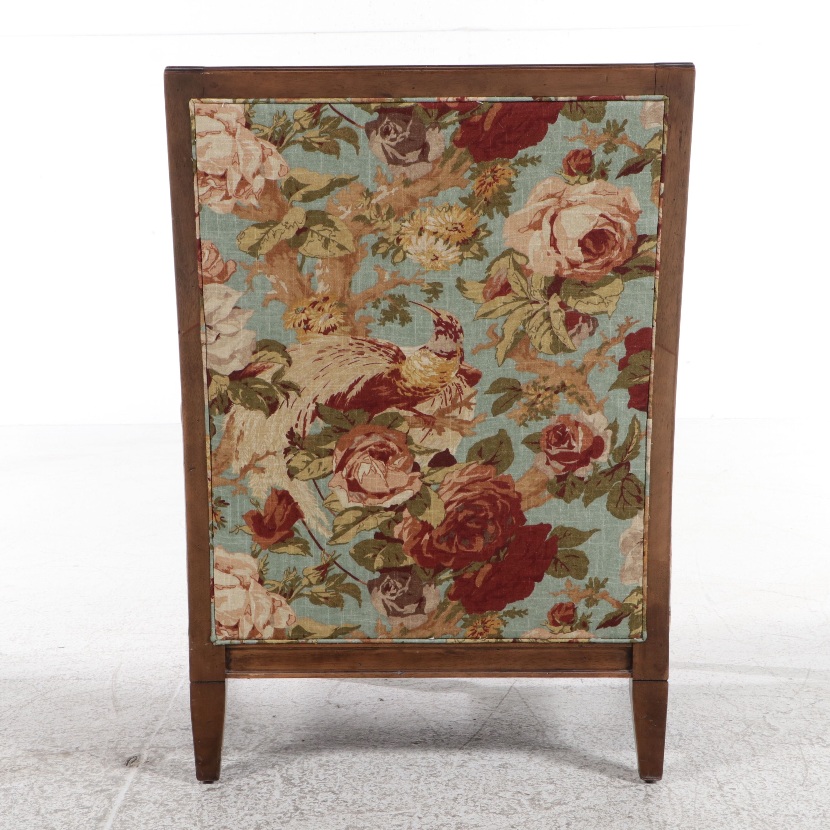 Louis XVI Style Upholstered Fauteuil en Cabriolet, 20th Century