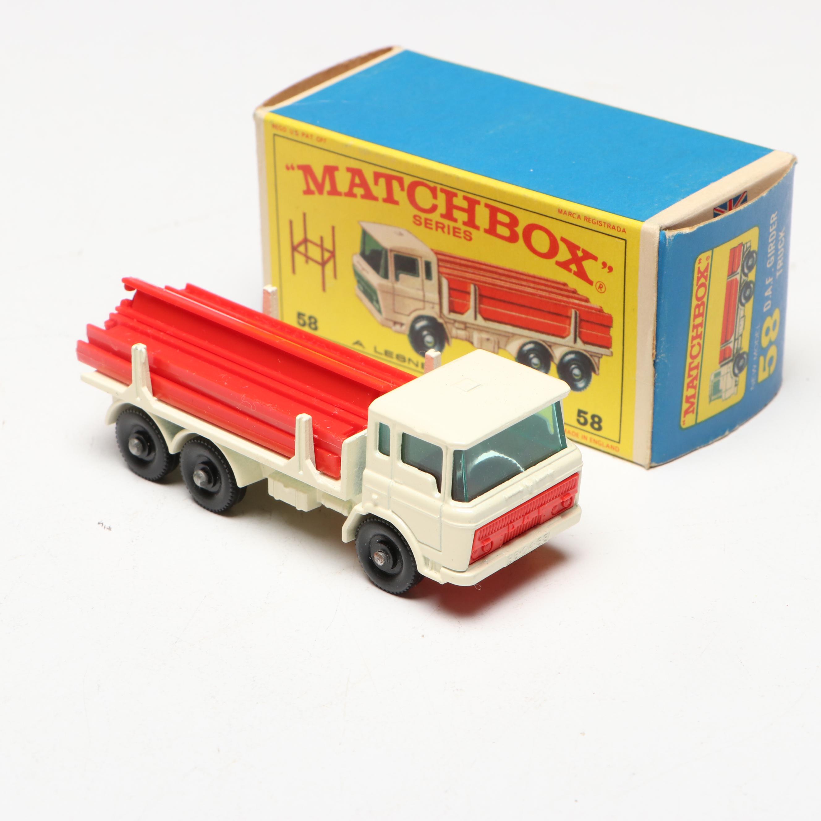 Lesney Matchbox Diecast Trucks and Farm Vehicles, Mid to Late 20th Century