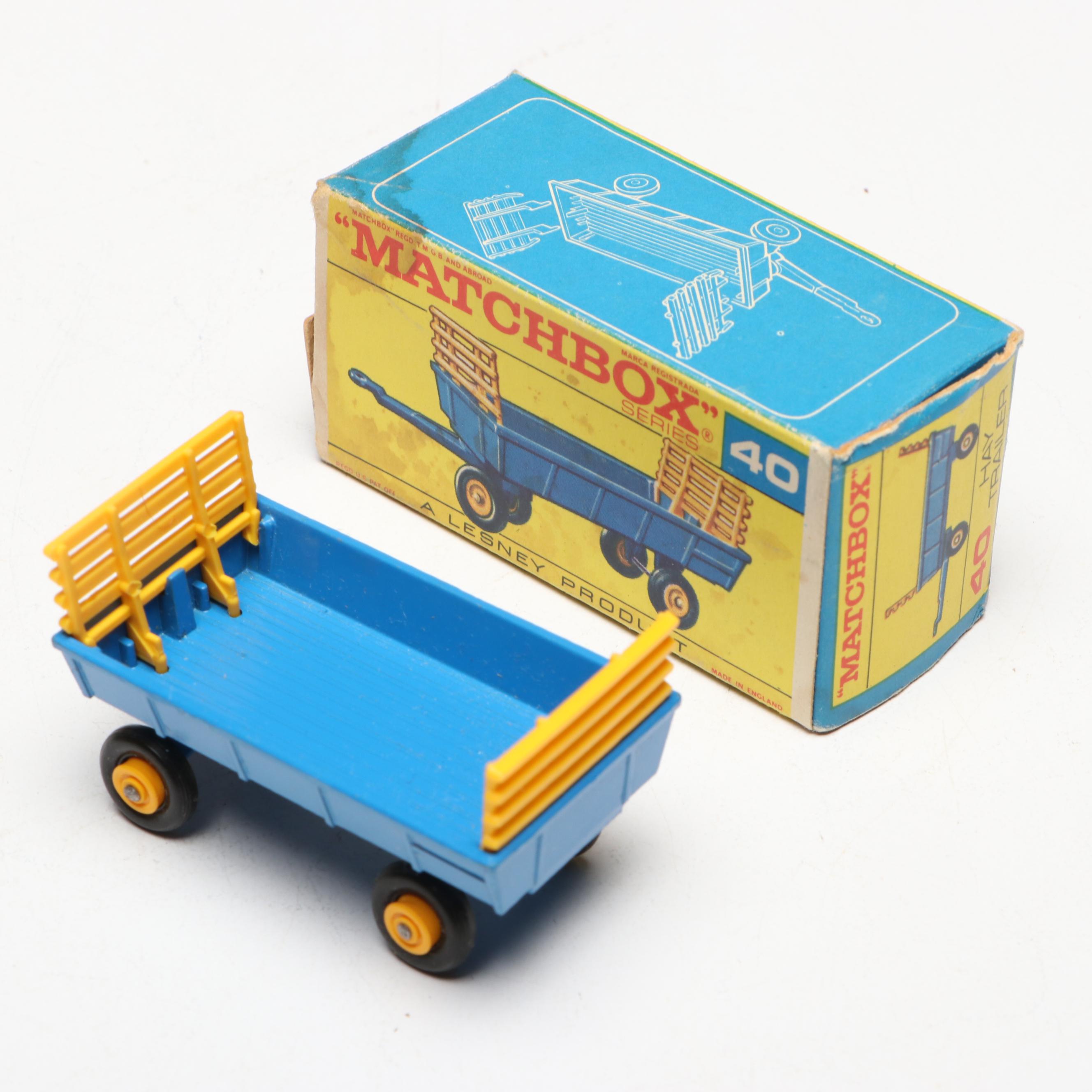 Lesney Matchbox Diecast Trucks and Farm Vehicles, Mid to Late 20th Century