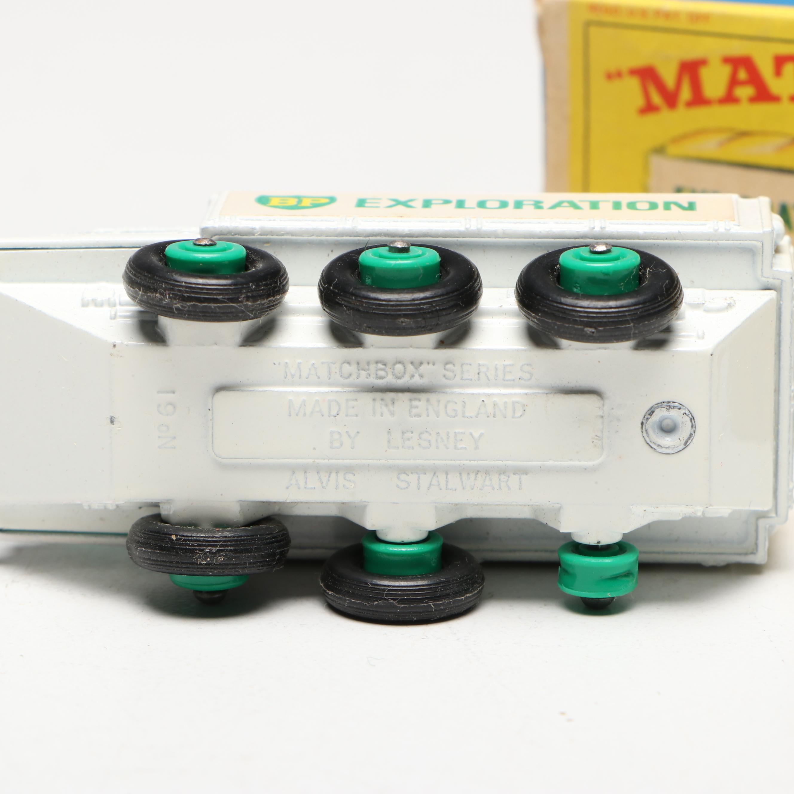 Lesney Matchbox Diecast Trucks and Farm Vehicles, Mid to Late 20th Century