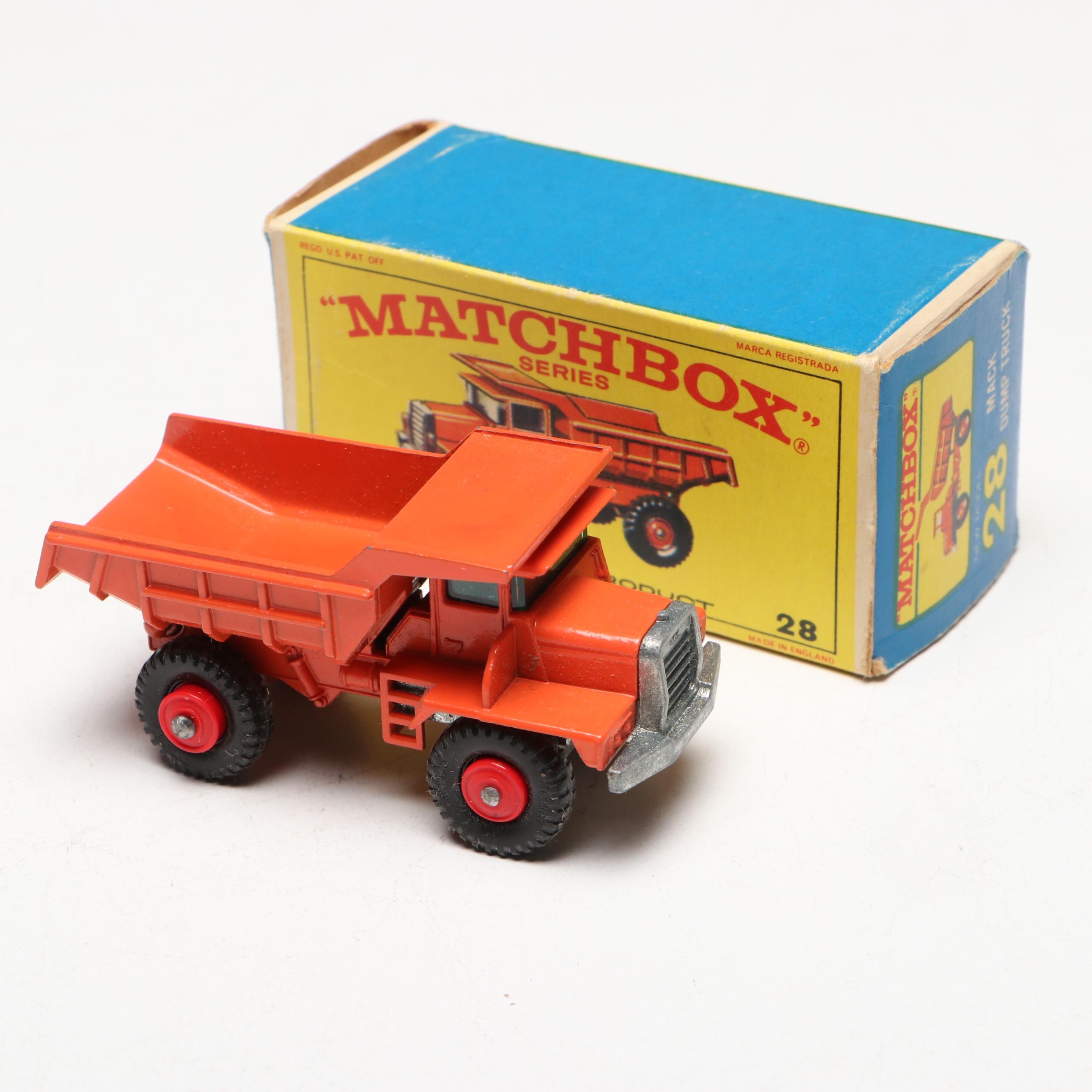 Lesney Matchbox Diecast Trucks and Farm Vehicles, Mid to Late 20th Century