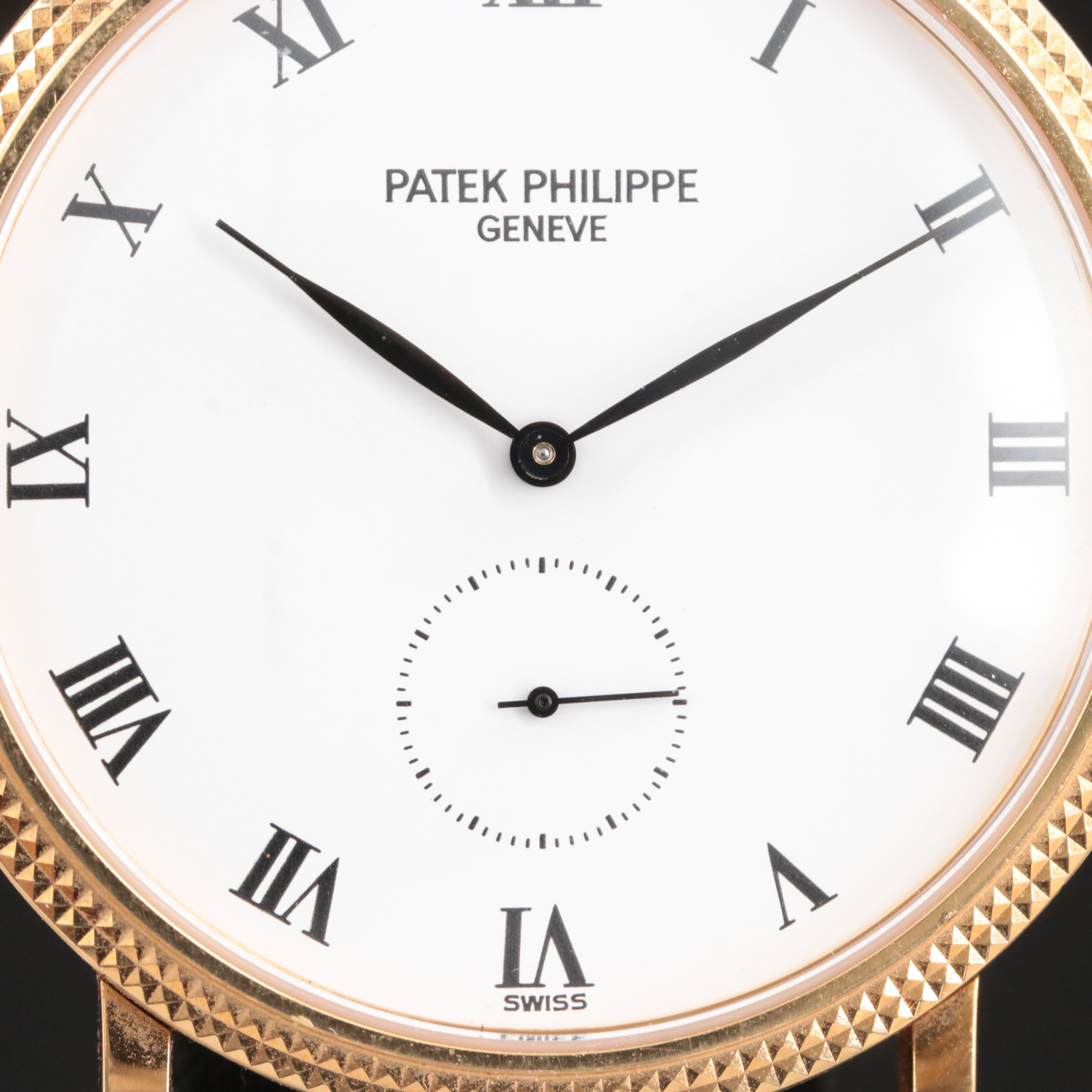 18K Patek Philippe Calatrava Watch Ref. 3919 Box & Certificate Of Origin