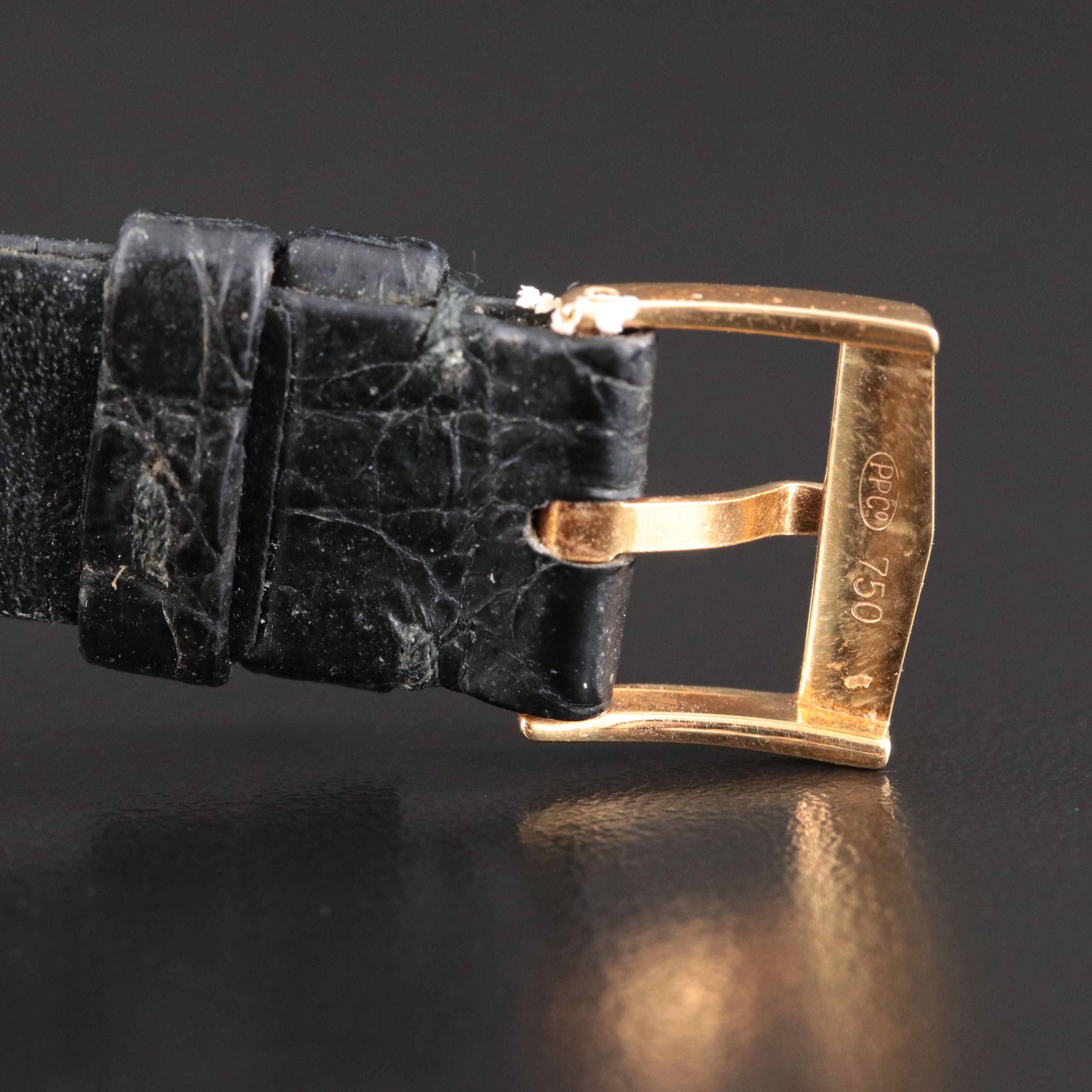 18K Patek Philippe Calatrava Watch Ref. 3919 Box & Certificate Of Origin