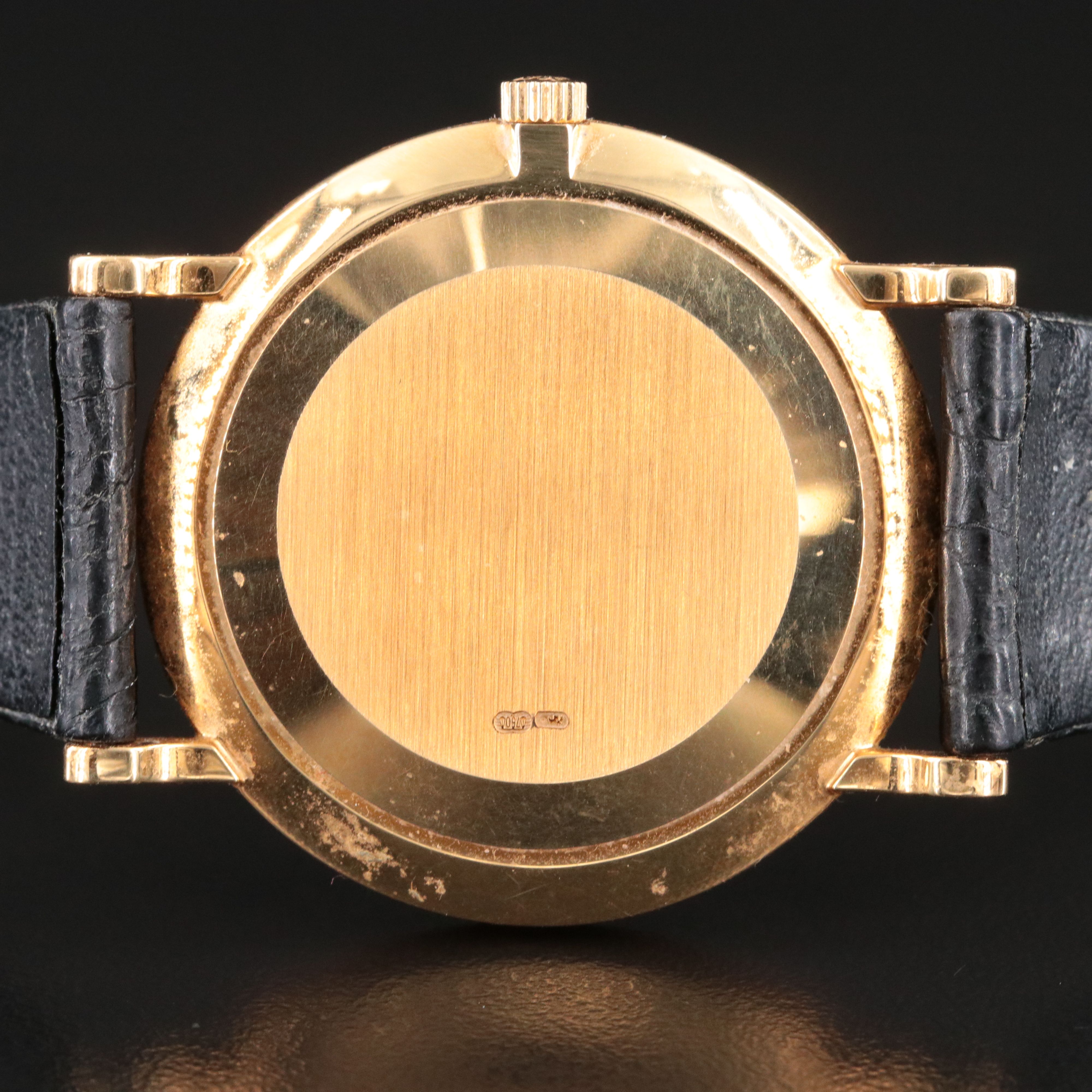 18K Patek Philippe Calatrava Watch Ref. 3919 Box & Certificate Of Origin