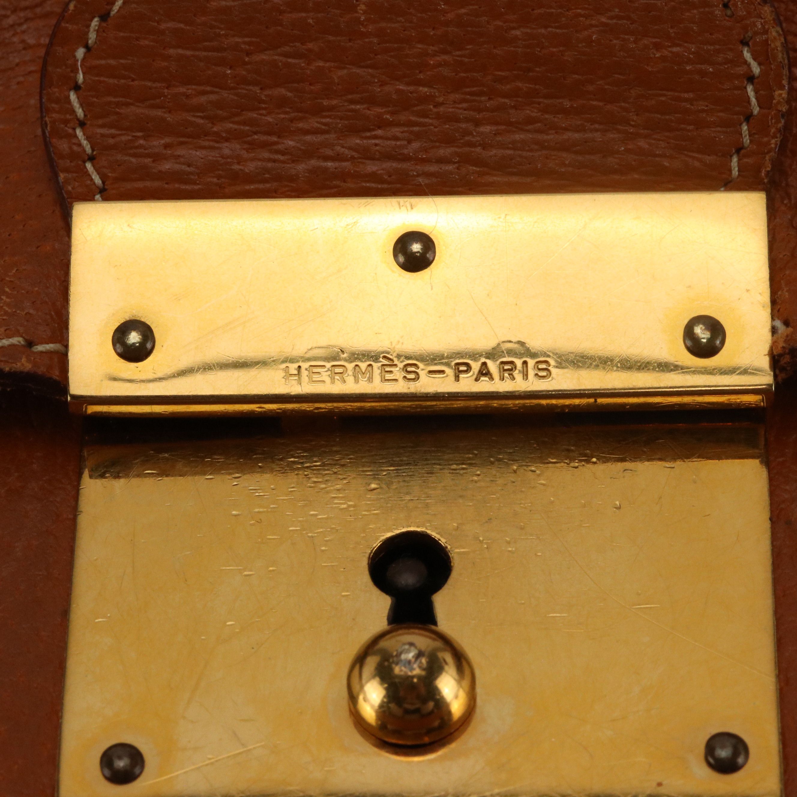 Hermès Quirus Double-Side Portfolio Clutch in Peau Porc