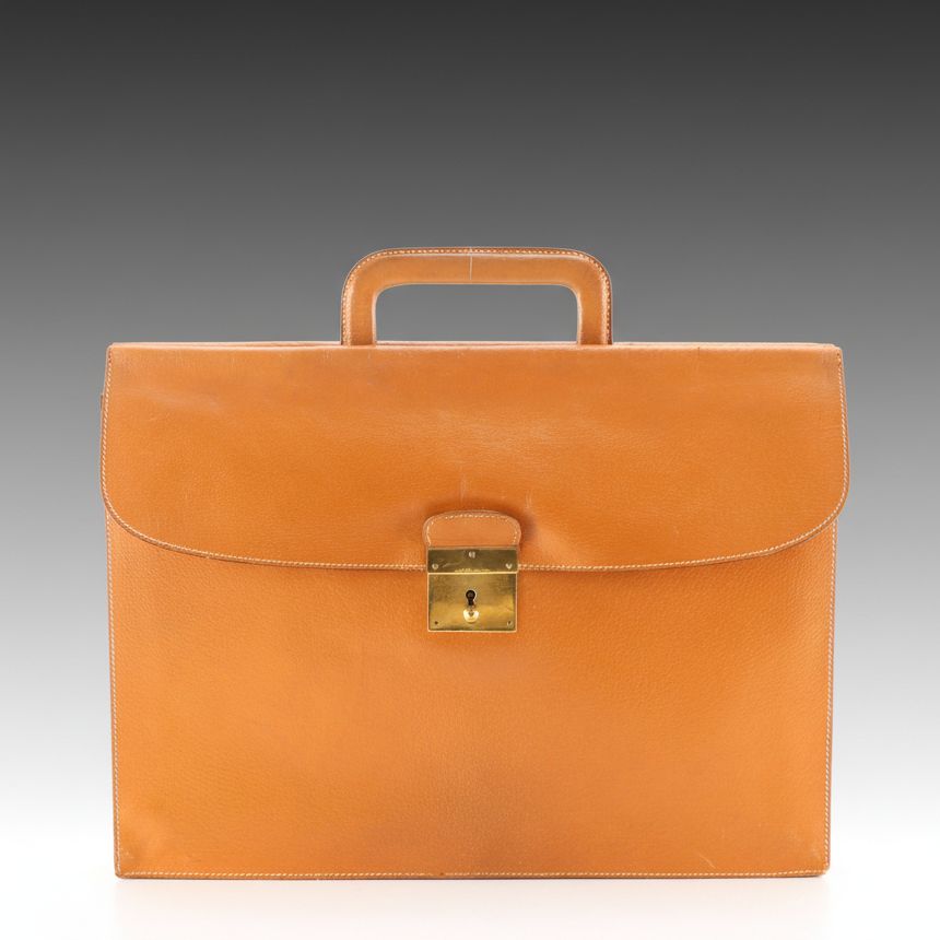 Hermès Quirus Double-Side Portfolio Clutch in Peau Porc