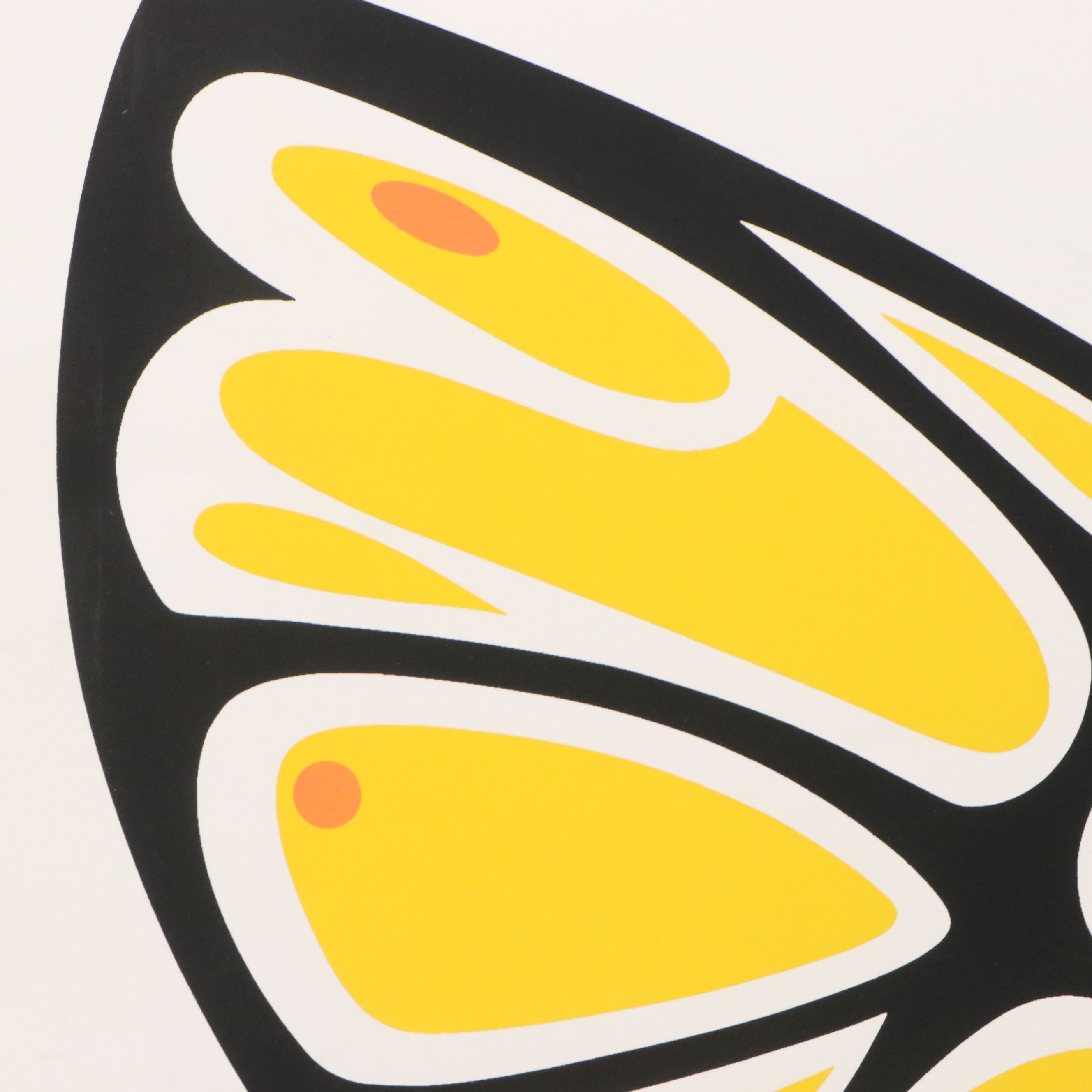 Matta D. Screenprint "Madame Butterfly," Late 20th Century