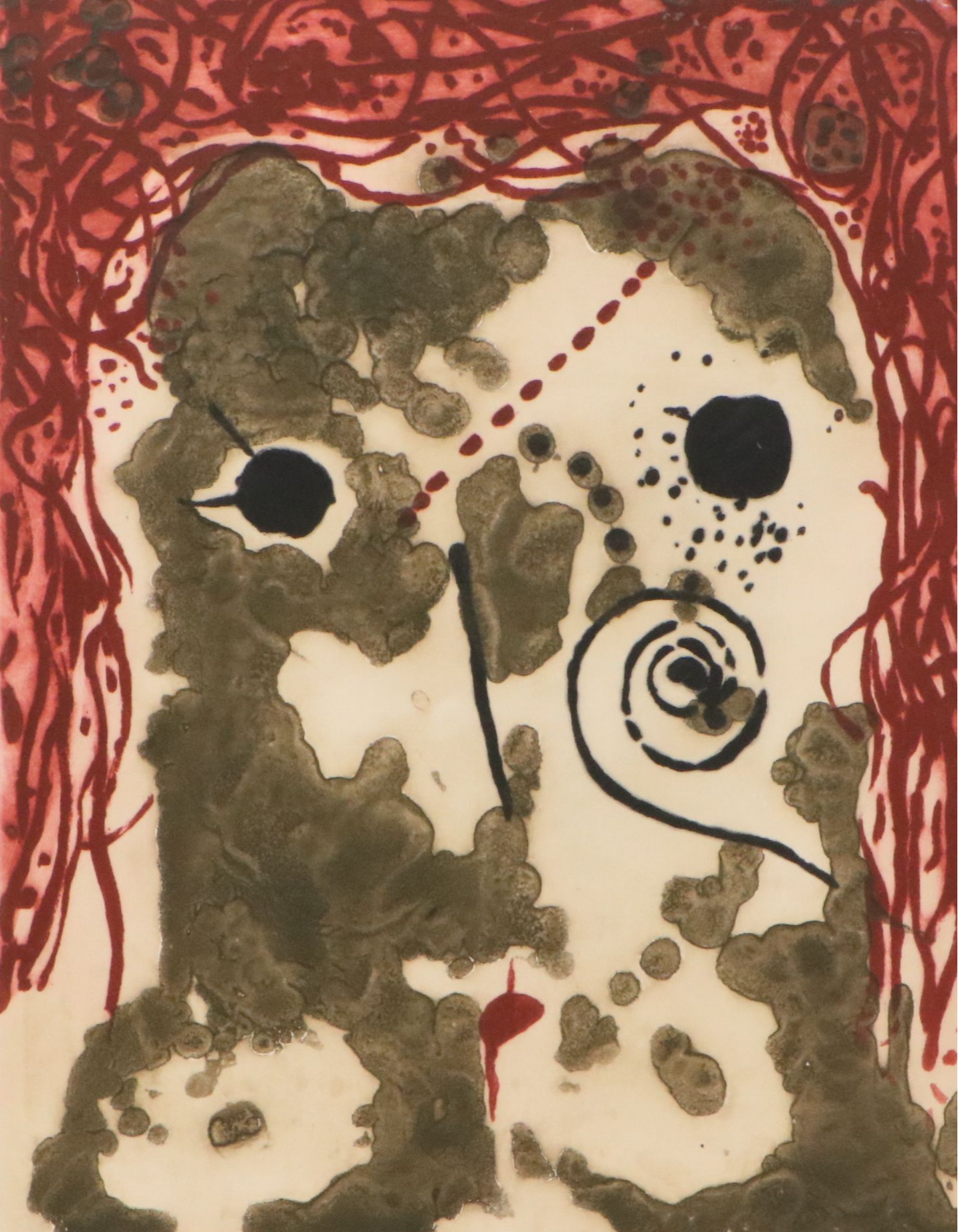 Juan José Torralba Relief Print "Cap de Dana," 1972