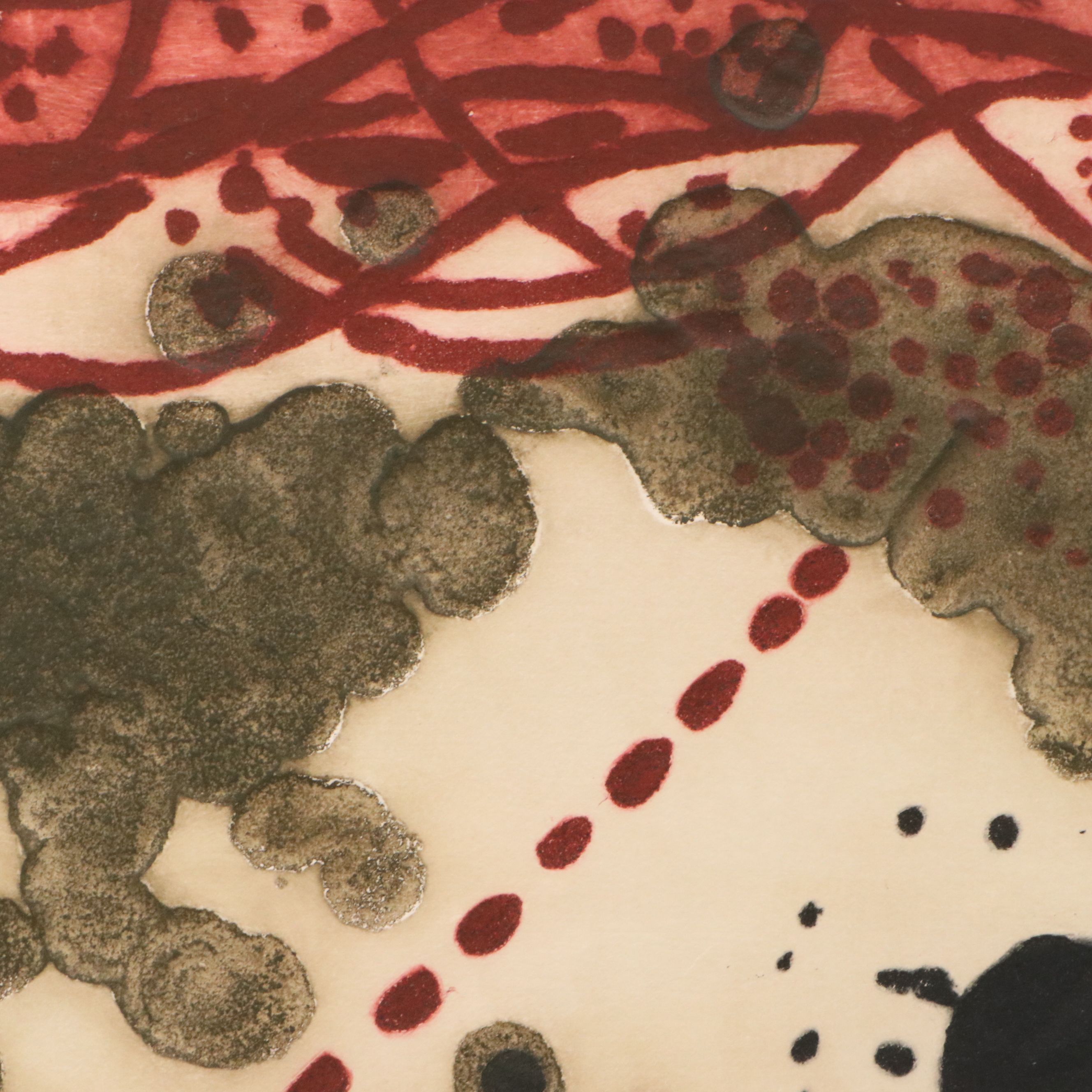 Juan José Torralba Relief Print "Cap de Dana," 1972