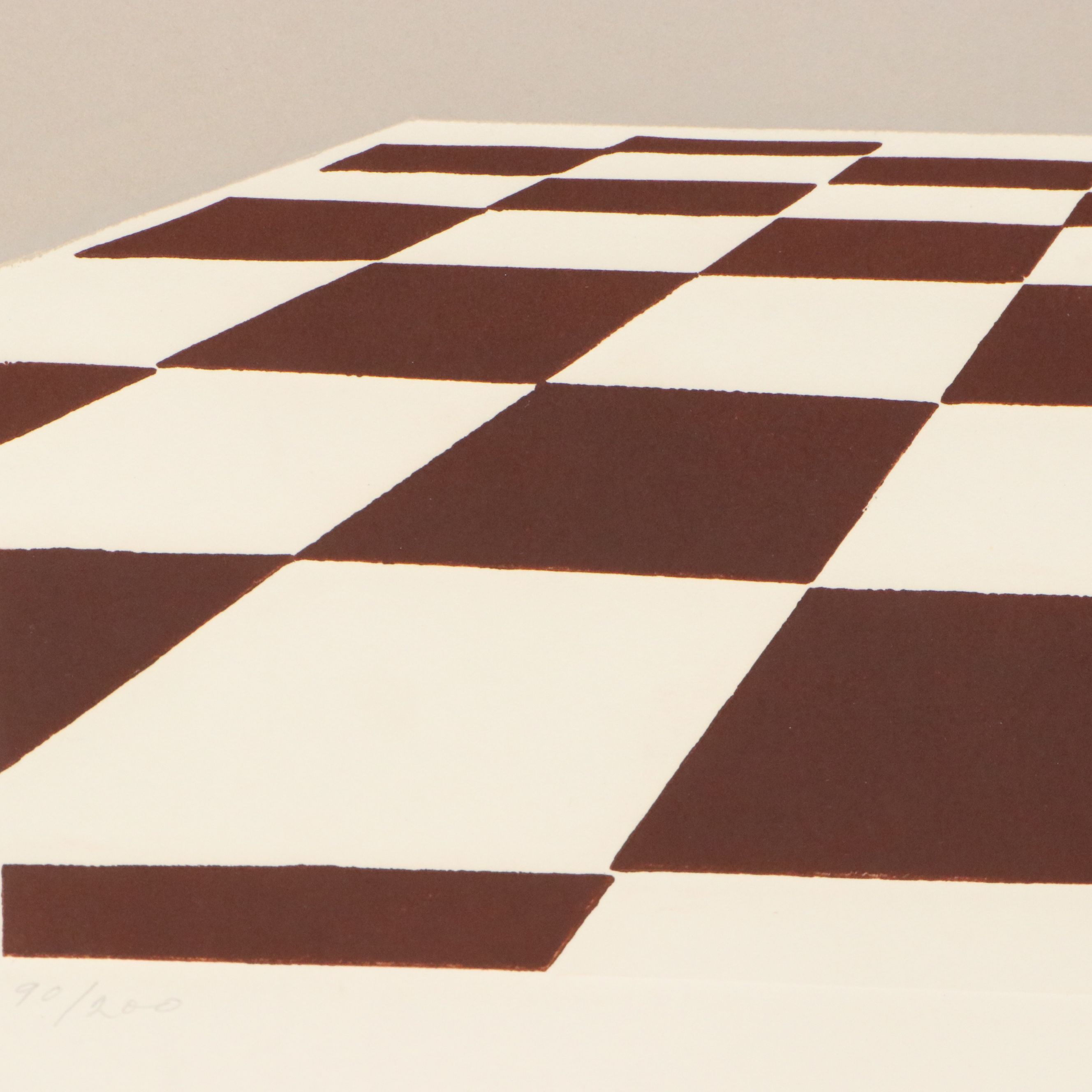 Ricki McNeill Relief Print "Queen," 1974