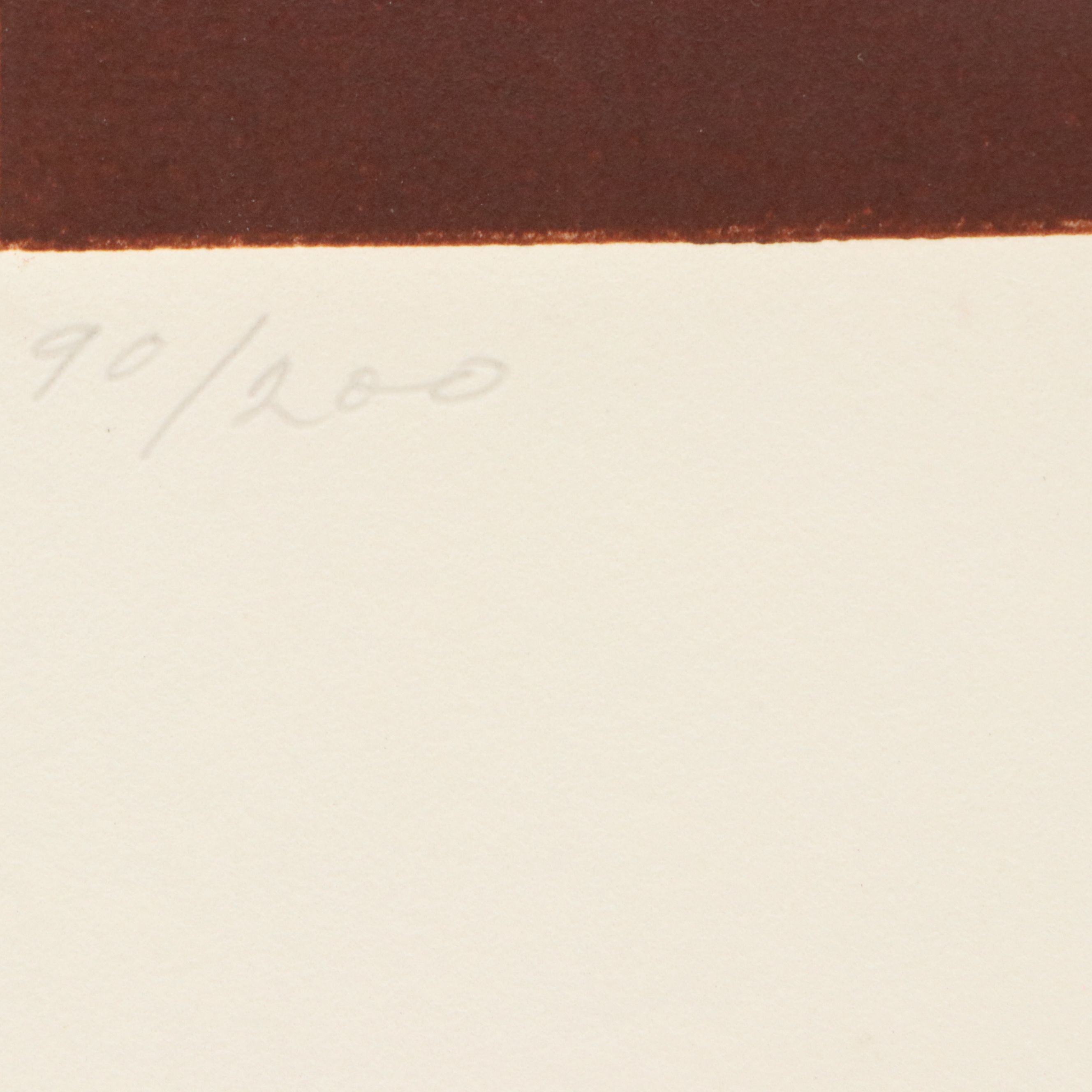 Ricki McNeill Relief Print "Queen," 1974