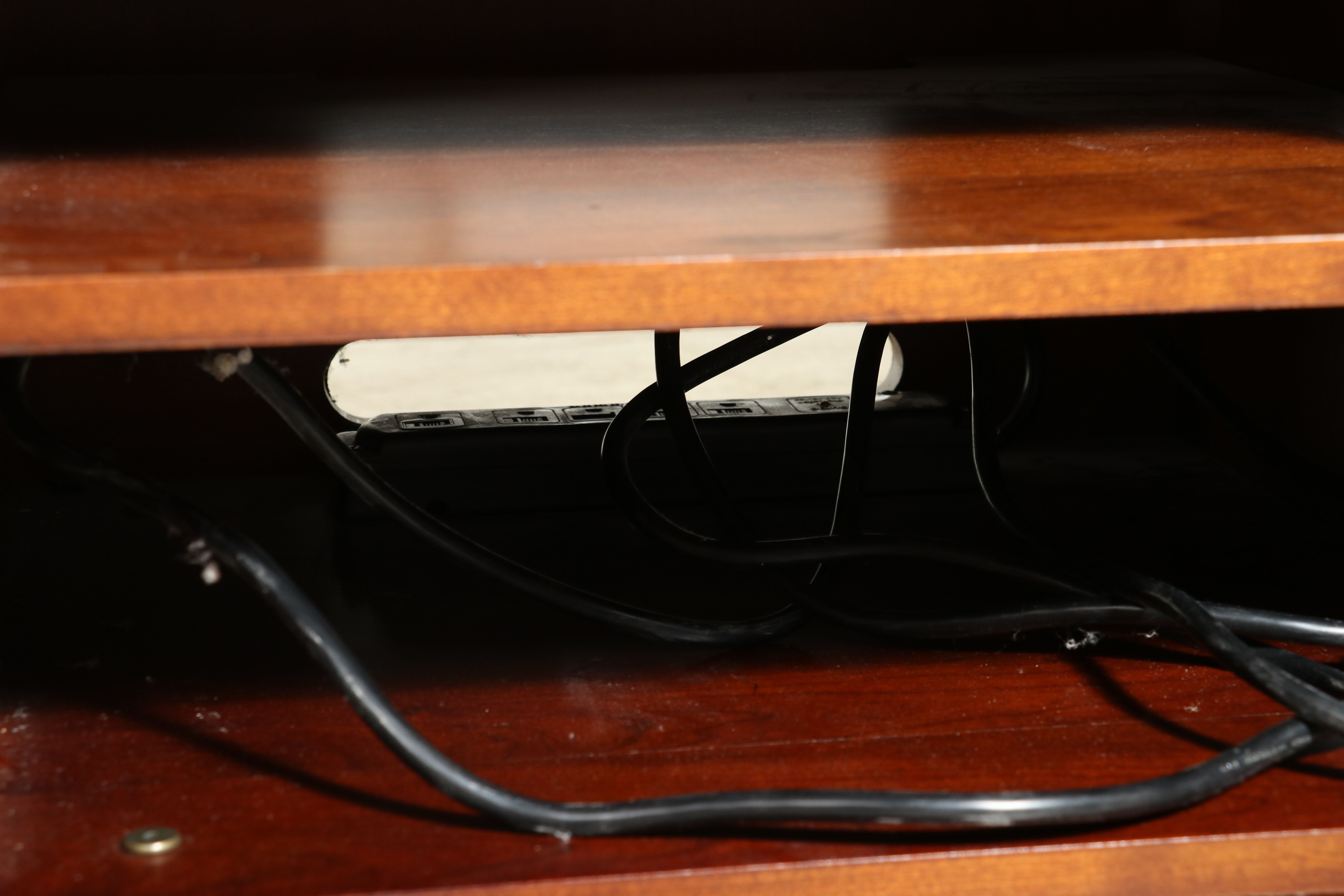 Ethan Allen Neoclassical Style Burl Wood Media Sideboard