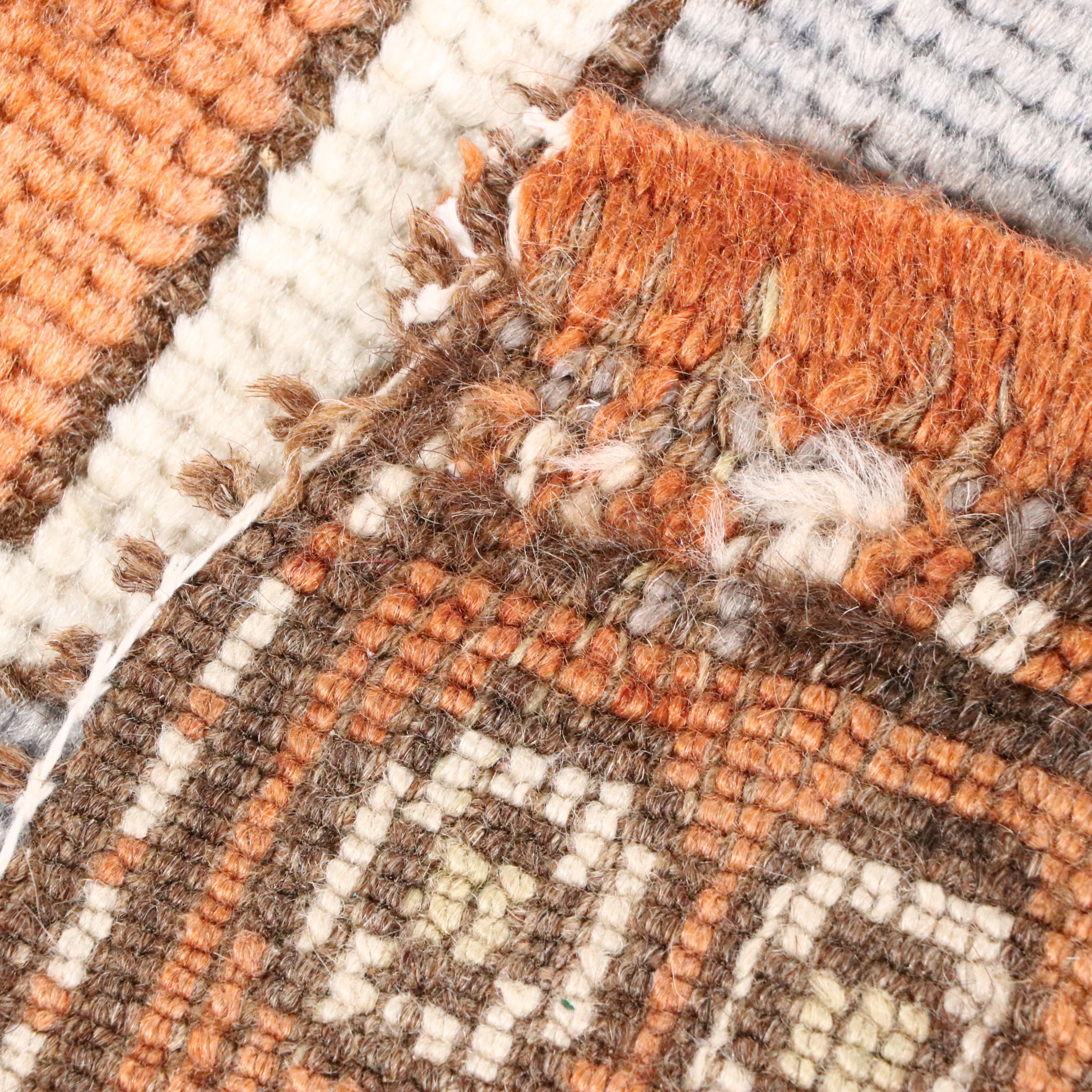 4'6 x 6' Hand-Knotted Turkish Oushak Area Rug