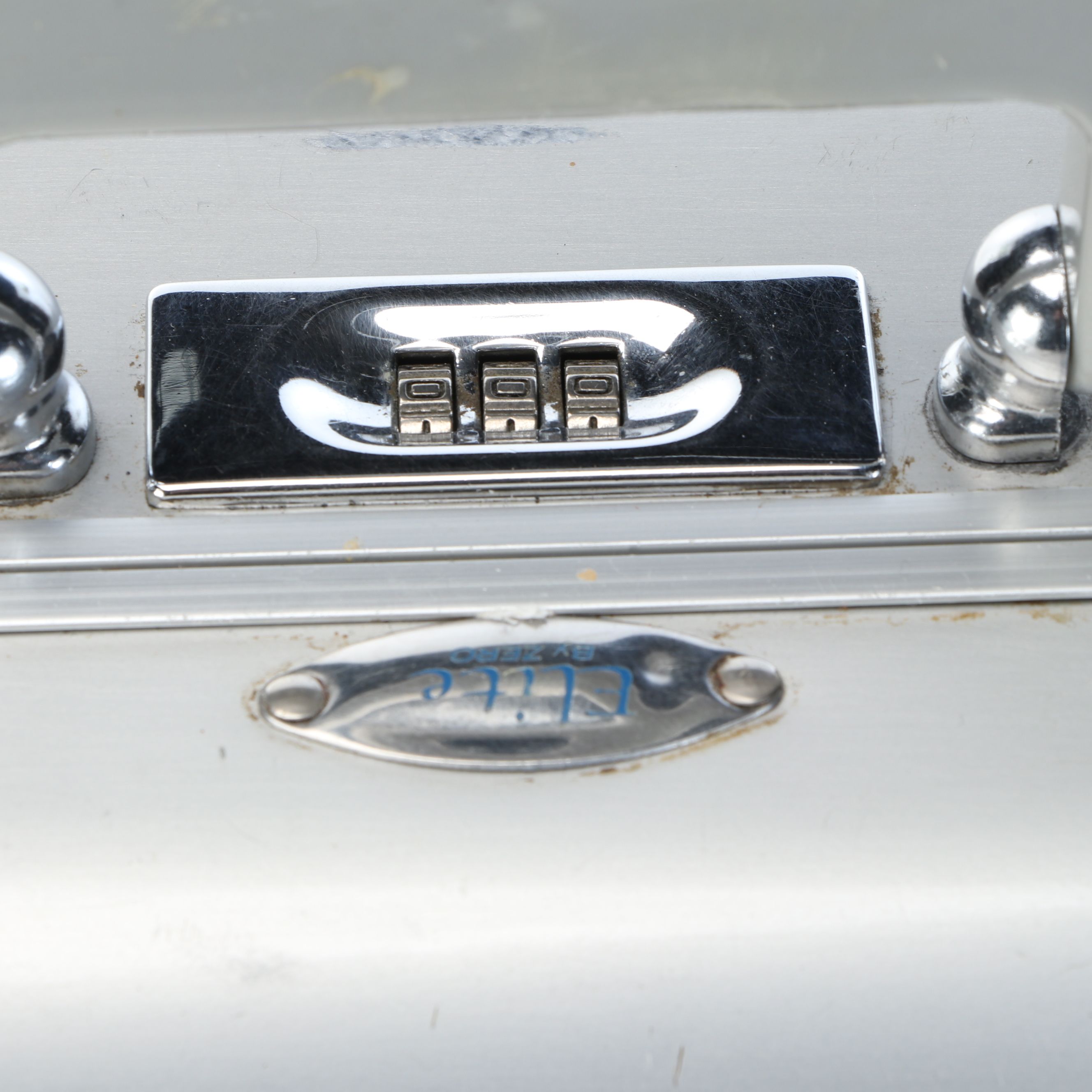 Elite by Zero Halliburton Aluminum Locking Attaché Cases, Late 20th C.