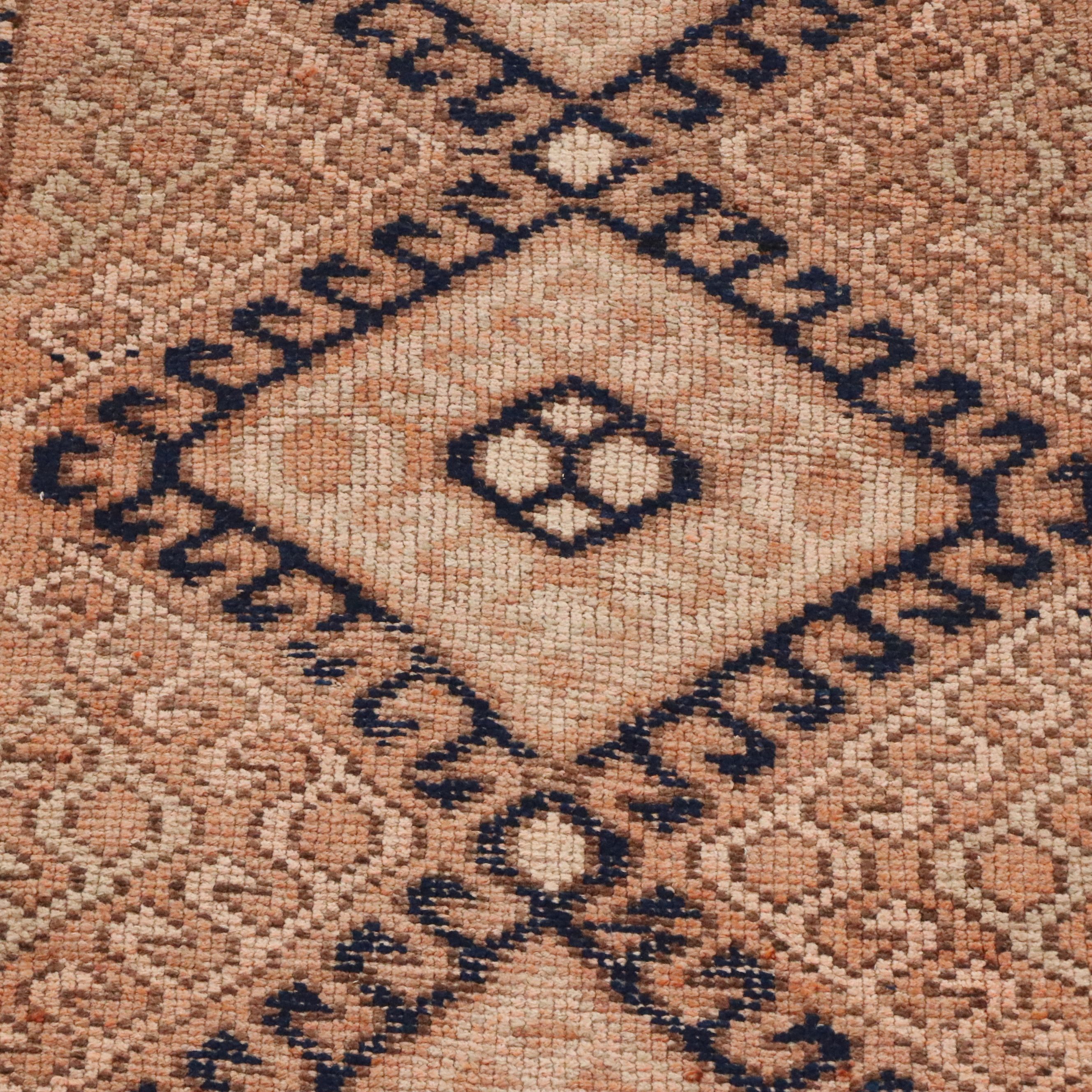 3'4 x 8'10 Hand-Knotted Turkish Bergama Long Rug