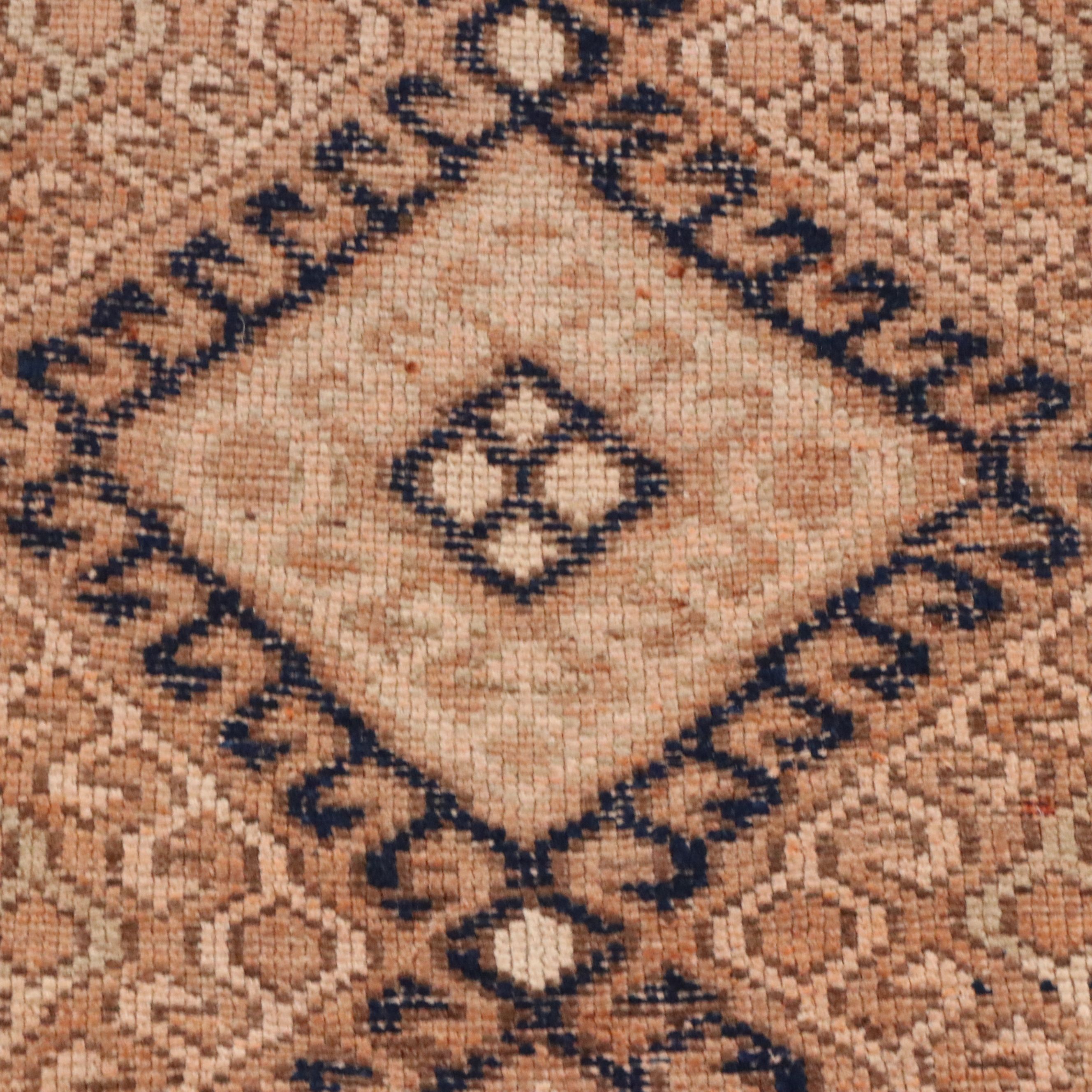 3'4 x 8'10 Hand-Knotted Turkish Bergama Long Rug
