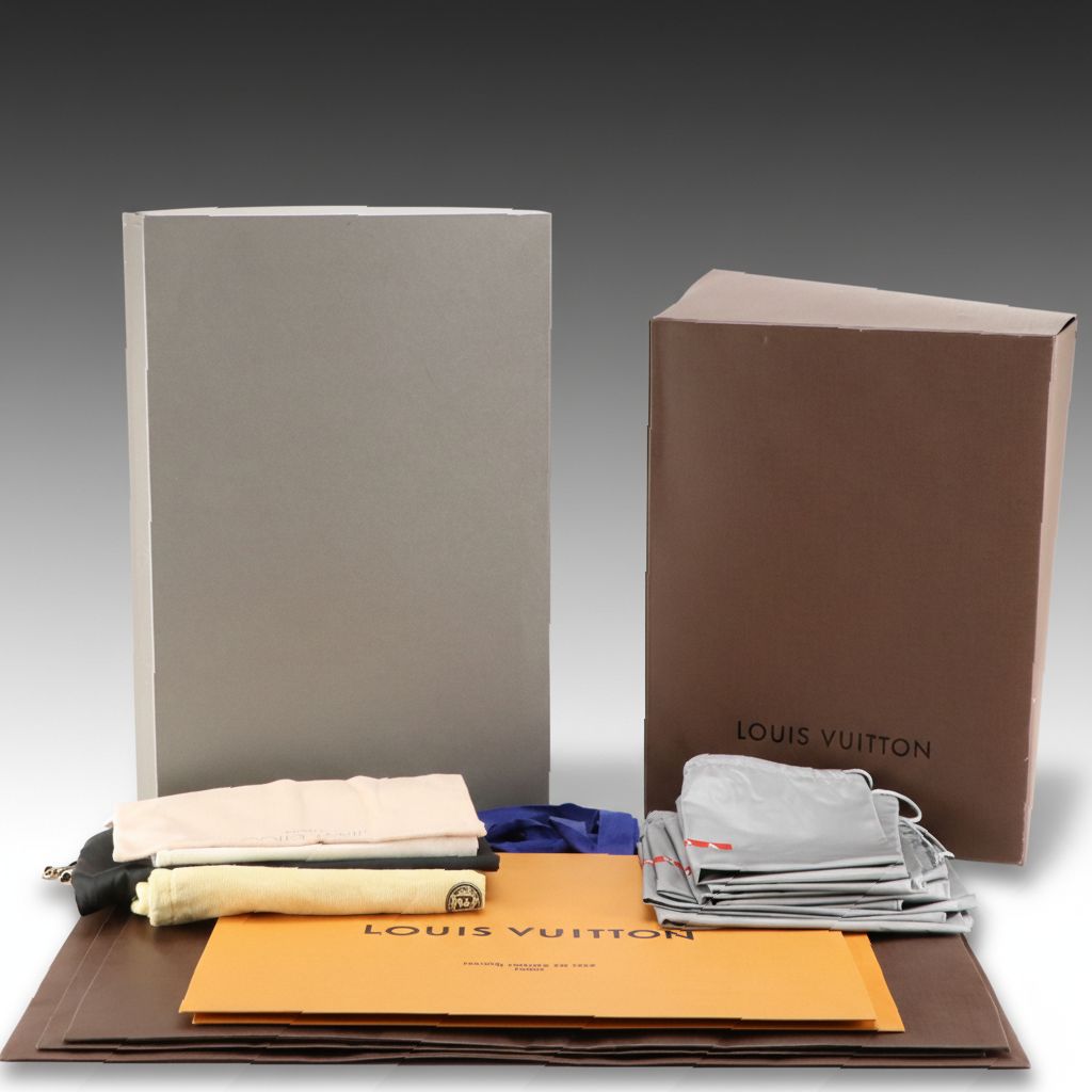 Designer Dust Bags, Boxes and More Featuring Louis Vuitton and Prada