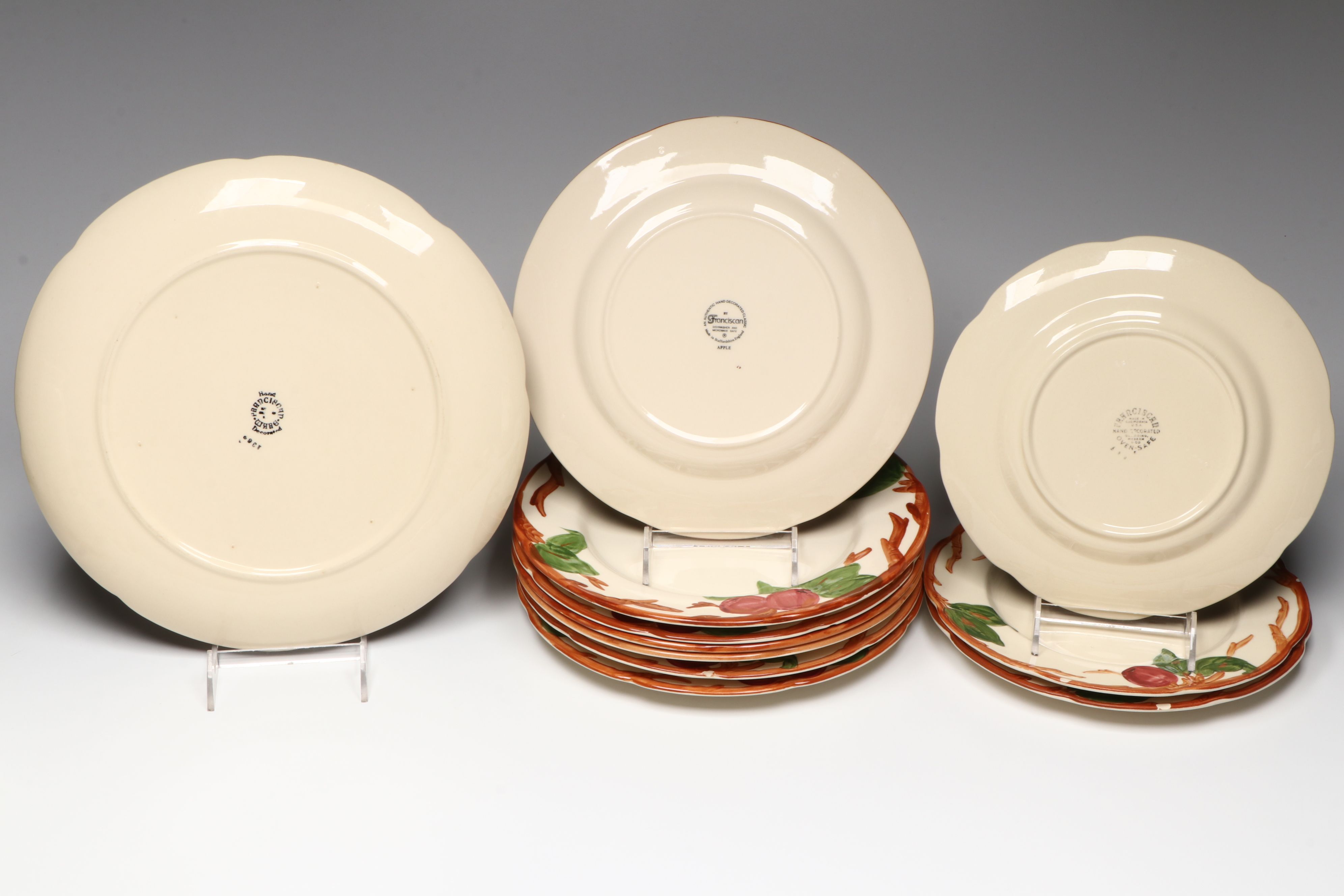 Franciscan "Apple" Ceramic Dinnerware, Cookie Jar and Shakers