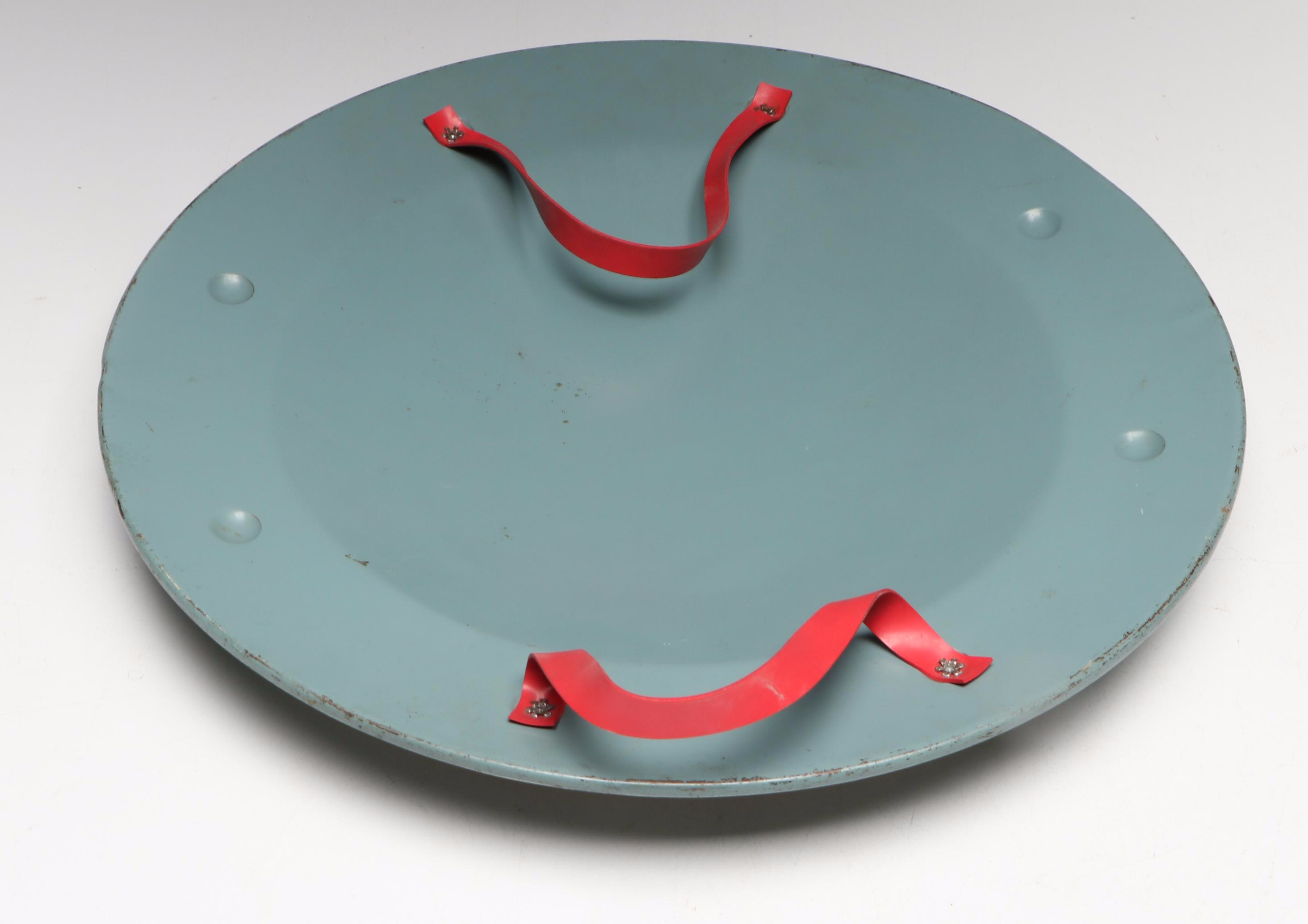 Ohio Art Co. Tin Spinning Top Toy with Other Prince Valiant Toy Shield