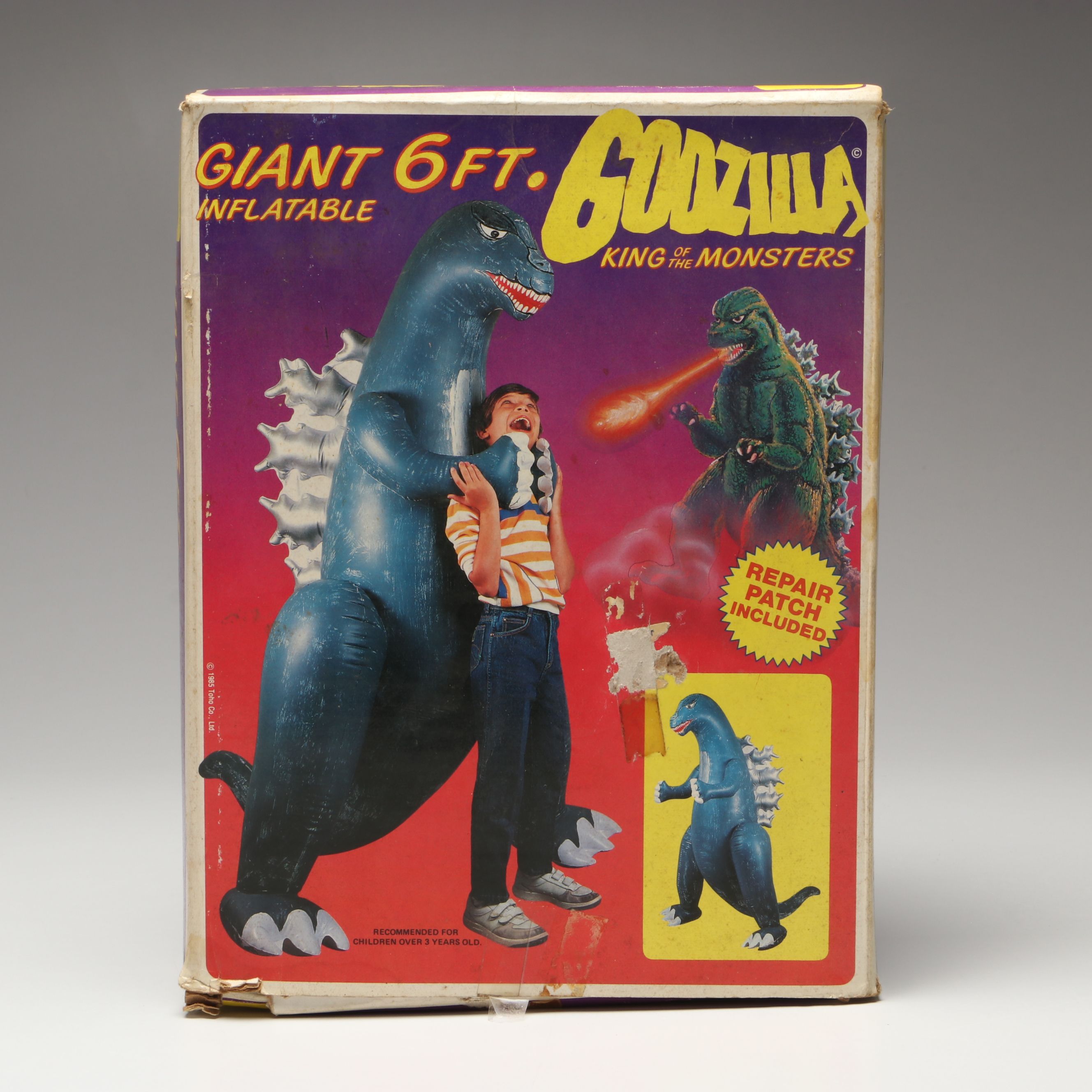Toho "Godzilla, King of the Monsters" 6-Foot Inflatable, 1985