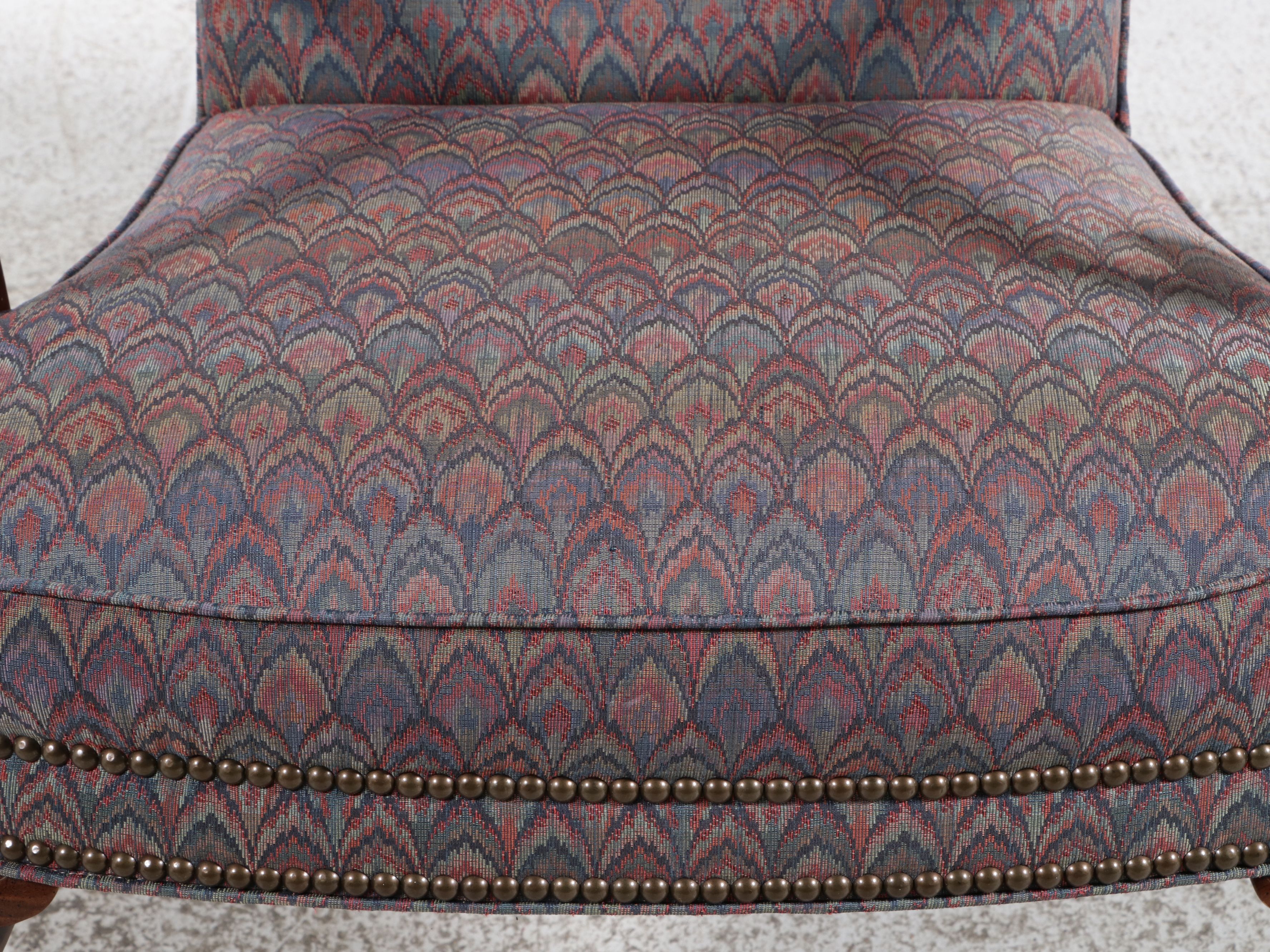 Queen Anne Style Armchair and The Bombay Company Tripod Drinks Table