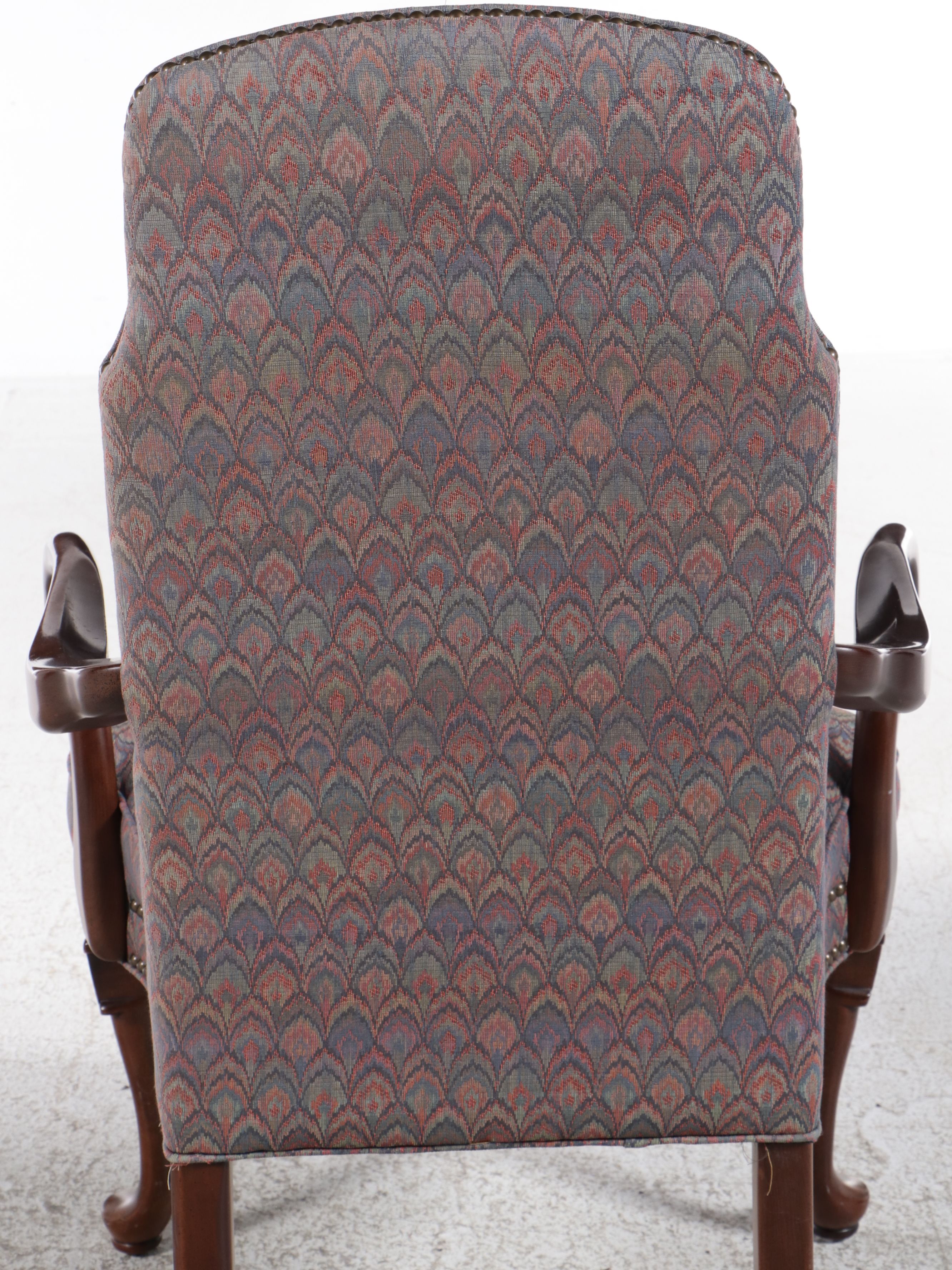 Queen Anne Style Armchair and The Bombay Company Tripod Drinks Table