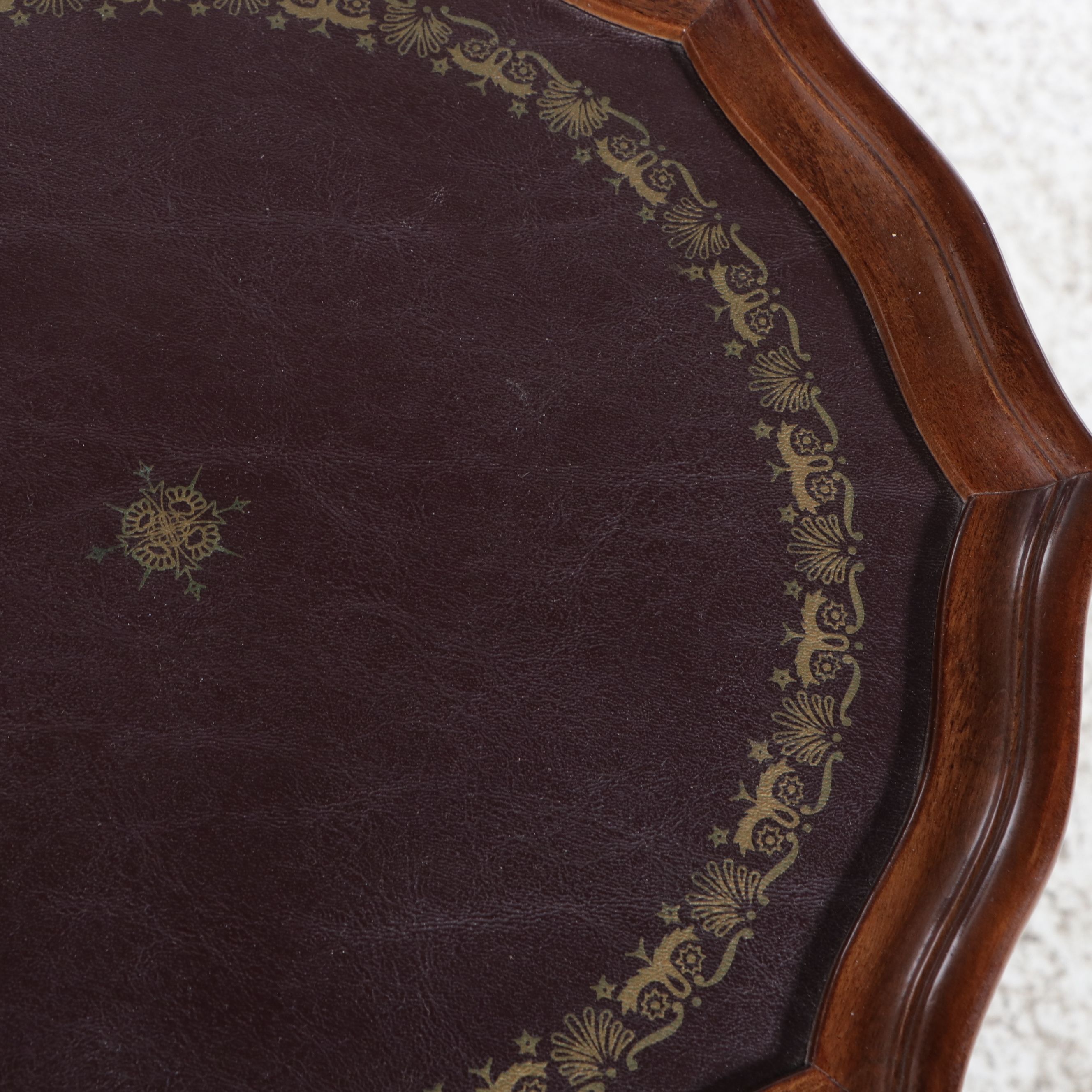 Queen Anne Style Armchair and The Bombay Company Tripod Drinks Table