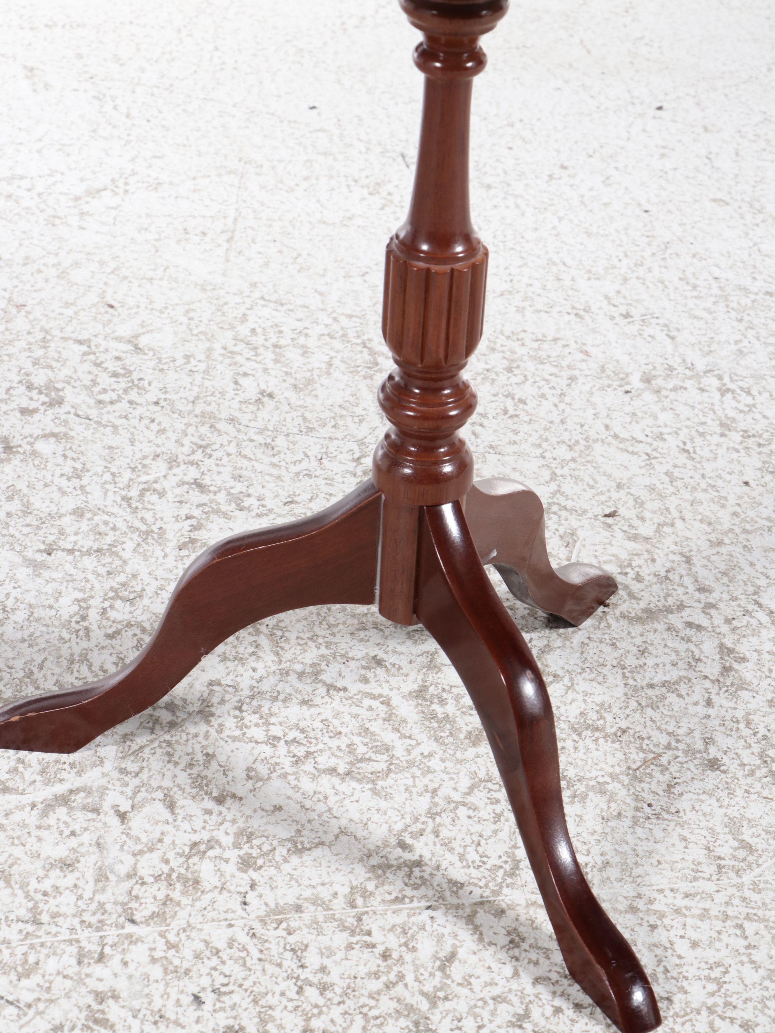 Queen Anne Style Armchair and The Bombay Company Tripod Drinks Table