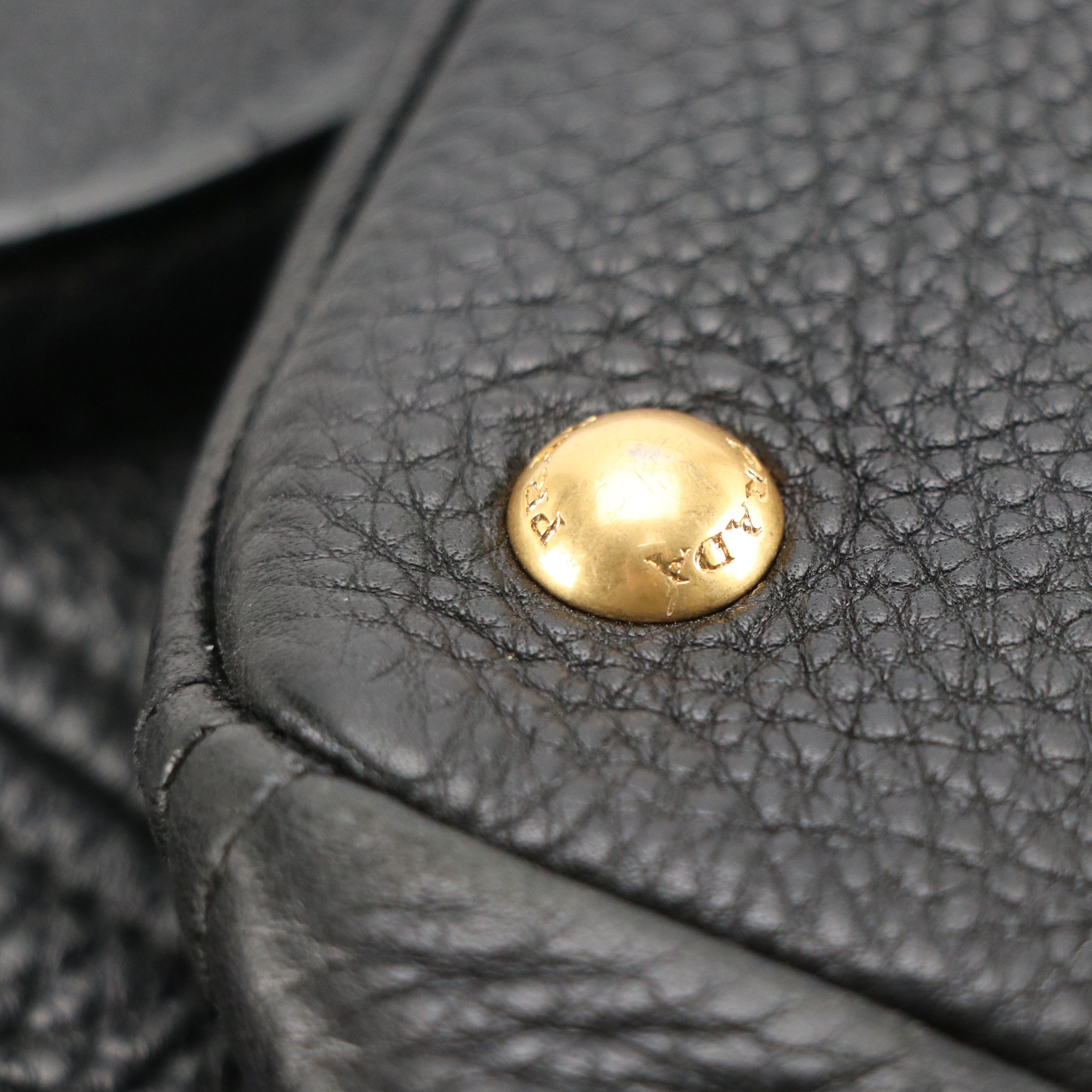 Prada Two-Way Hobo Tote Bag in Vitello Daino Leather