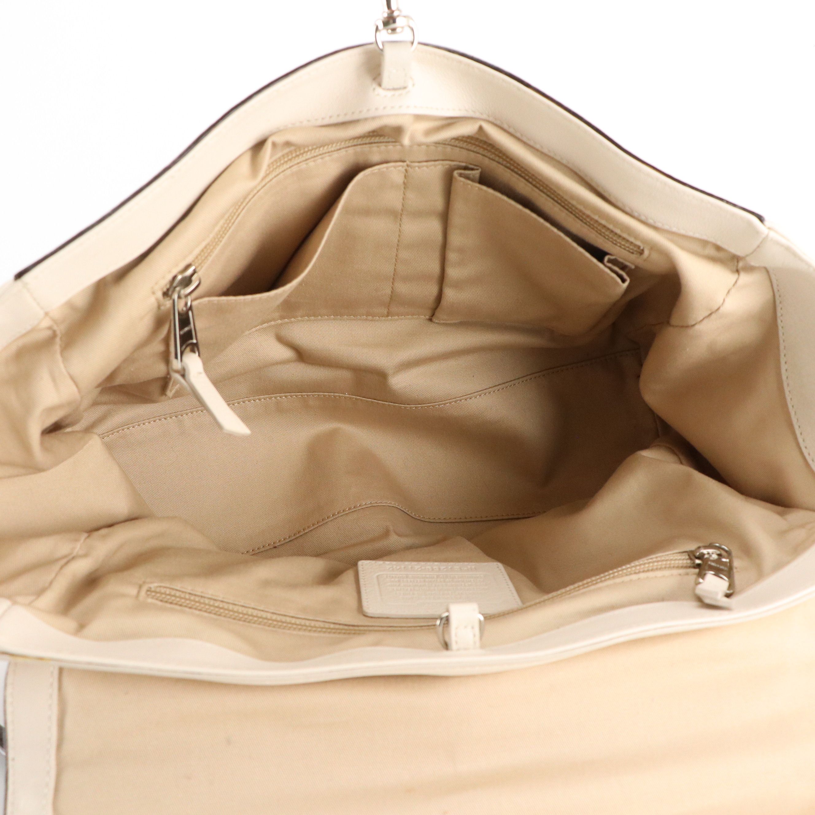 Coach Legacy Two-Way Turnlock Satchel Bag in Plaid Tweed and Tricolor Leather