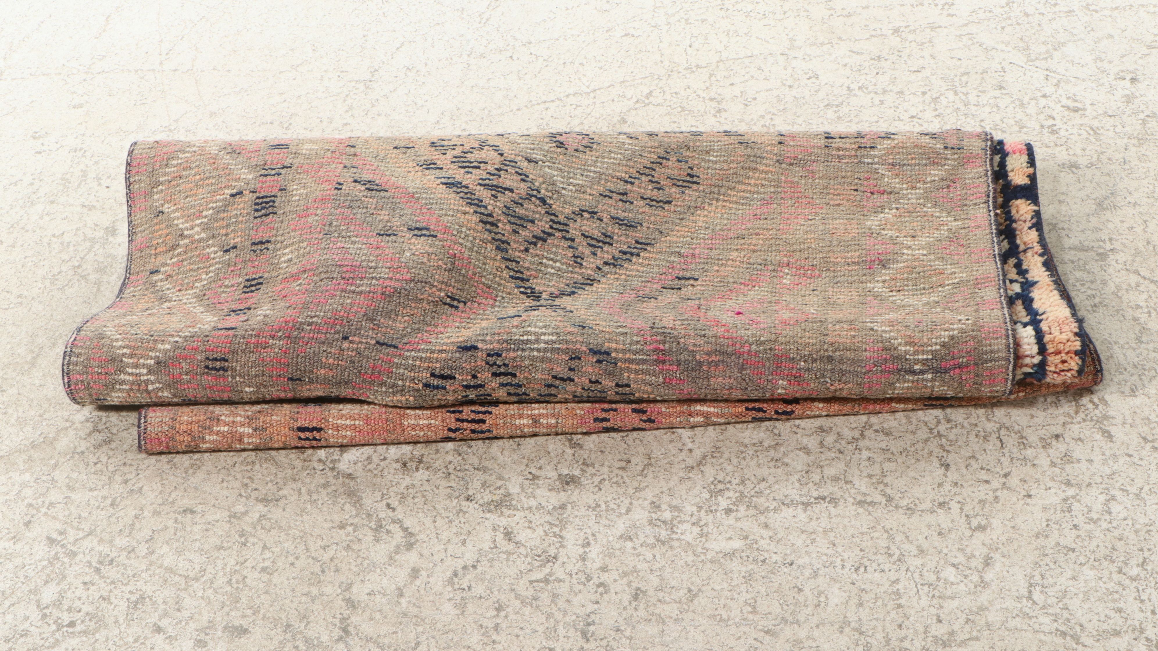 3' x 10'4 Hand-Knotted Turkish Oushak Carpet Runner