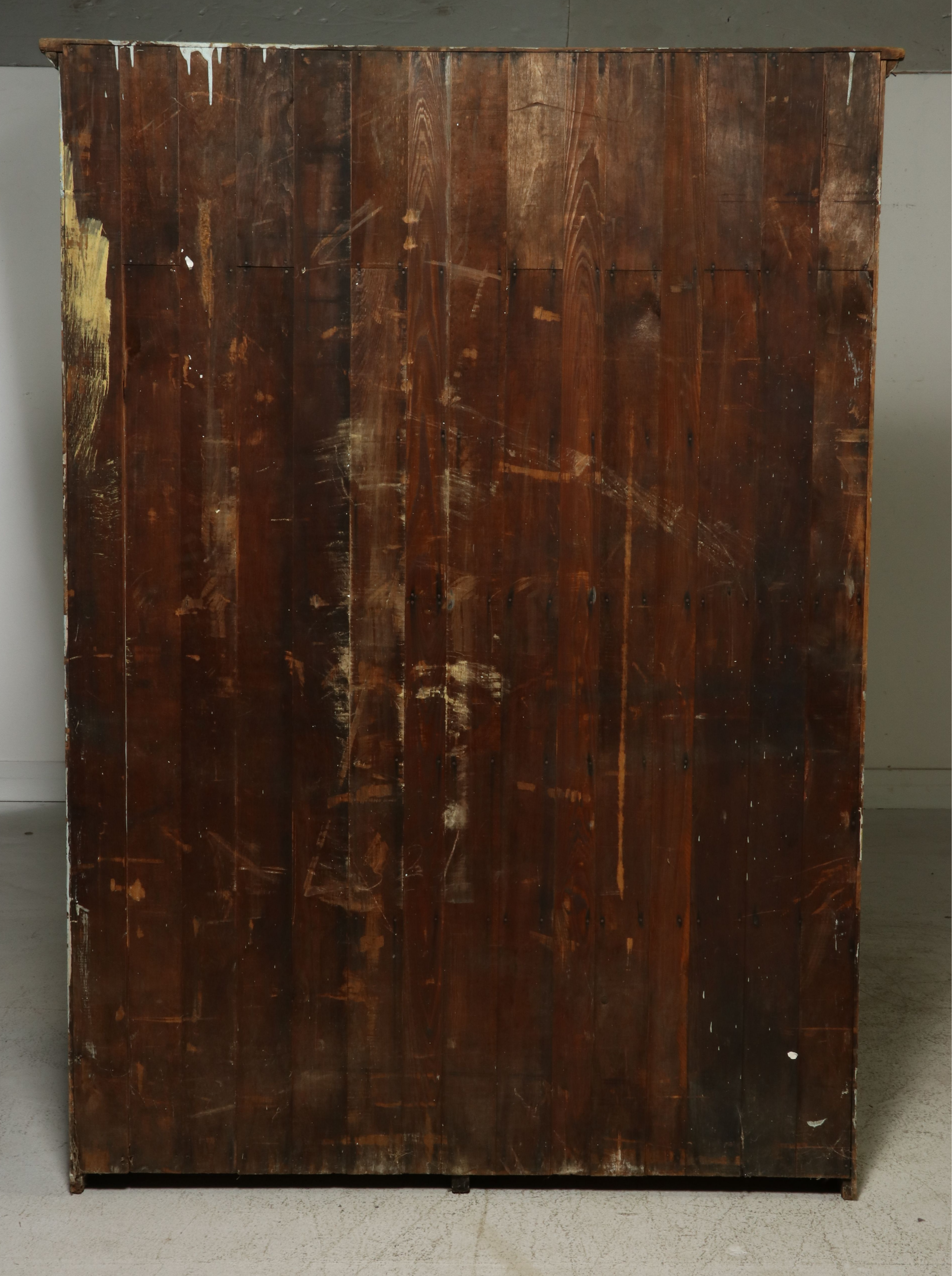 Painted Pine Cupboard, Late 19th to Early 20th Century