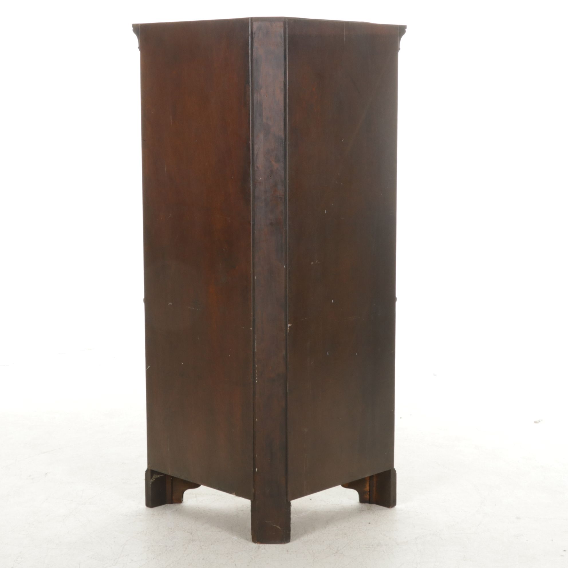 Brandt Federal Style Mahogany Corner Display Cabinet