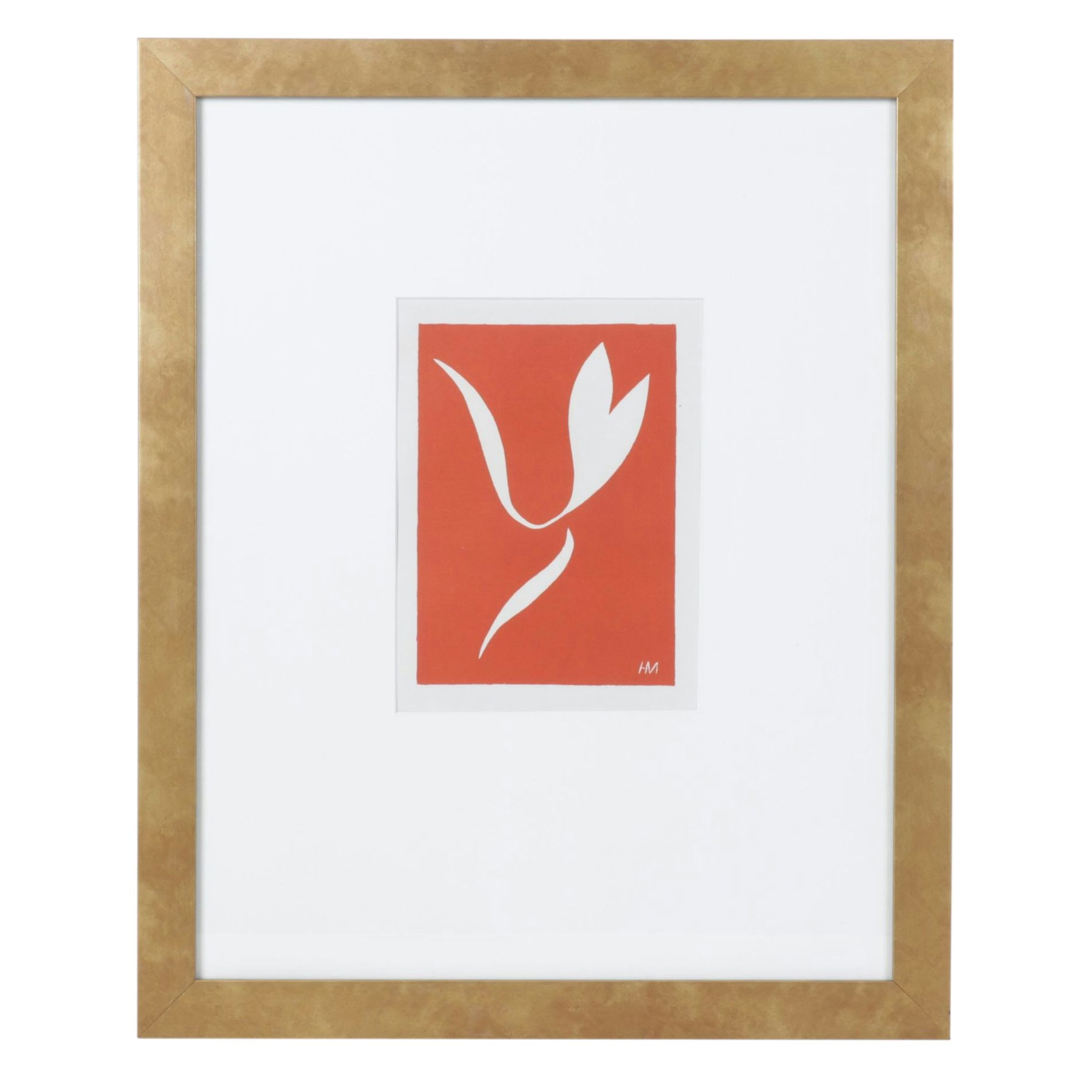 Henri Matisse Linoleum Cut "Skater in Motion" for "Verve," 1939