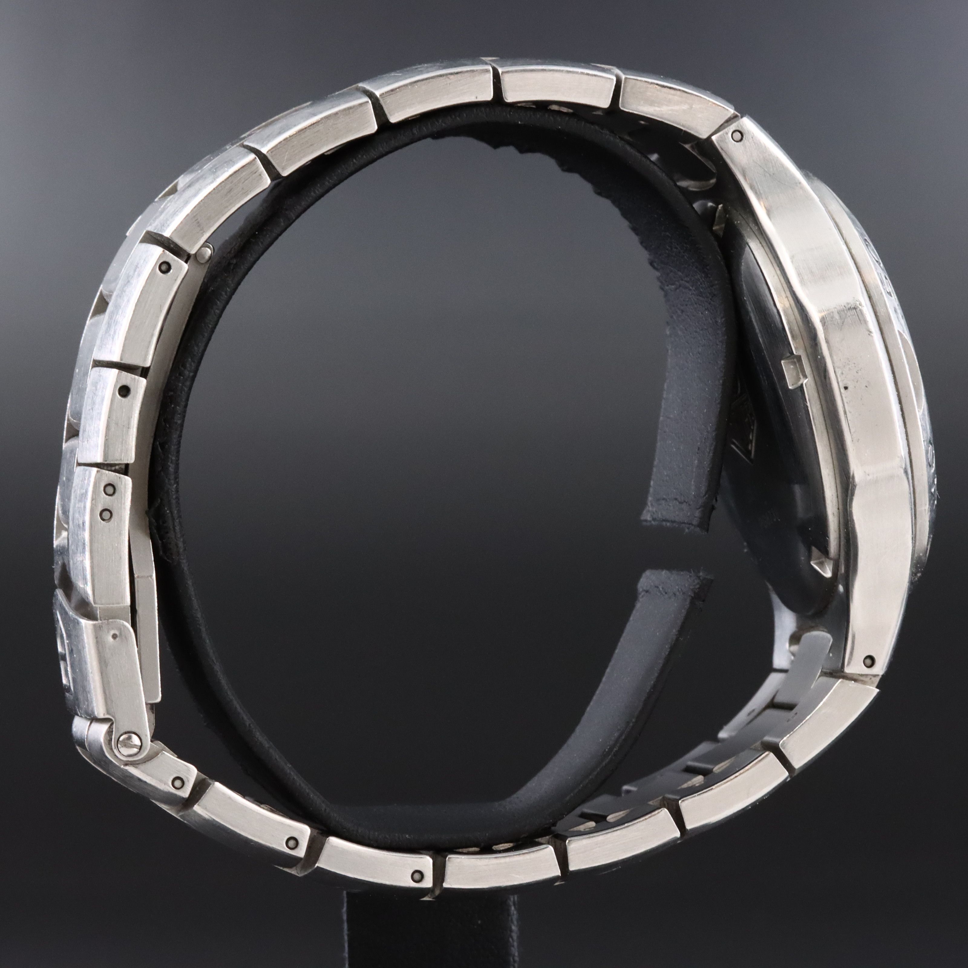 TAG Heuer Stainless Steel Black Dial Date Chronograph Quartz Watch